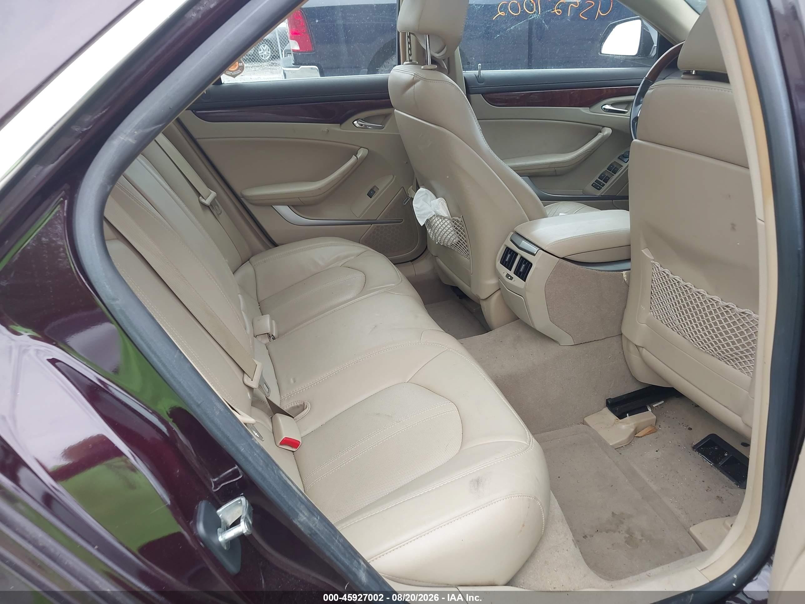 2009 Cadillac Cts Awd W/1sa Maroon vin: 1G6DG577890102031
