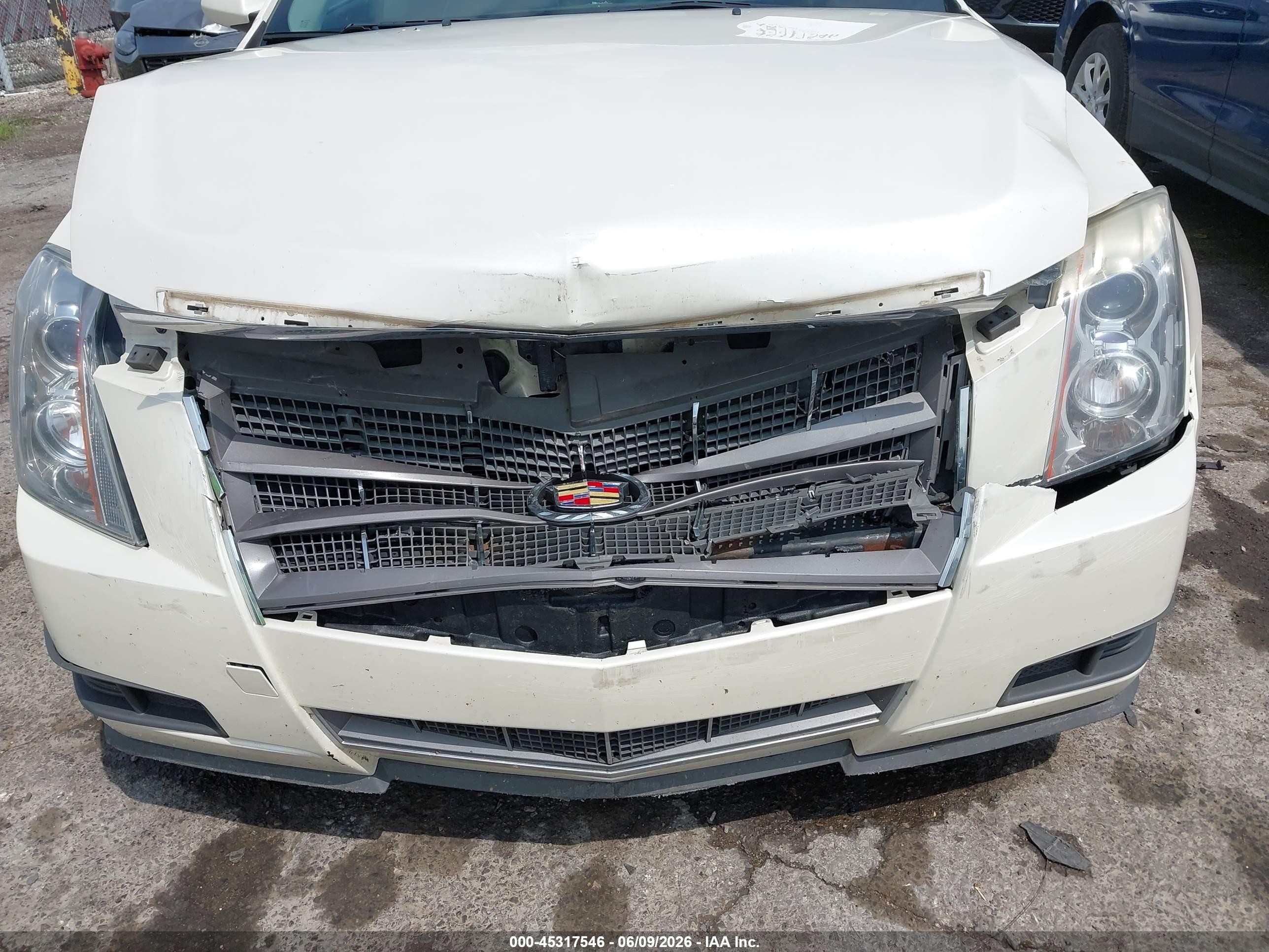 2009 Cadillac Cts Standard Белый vin: 1G6DG577890149883