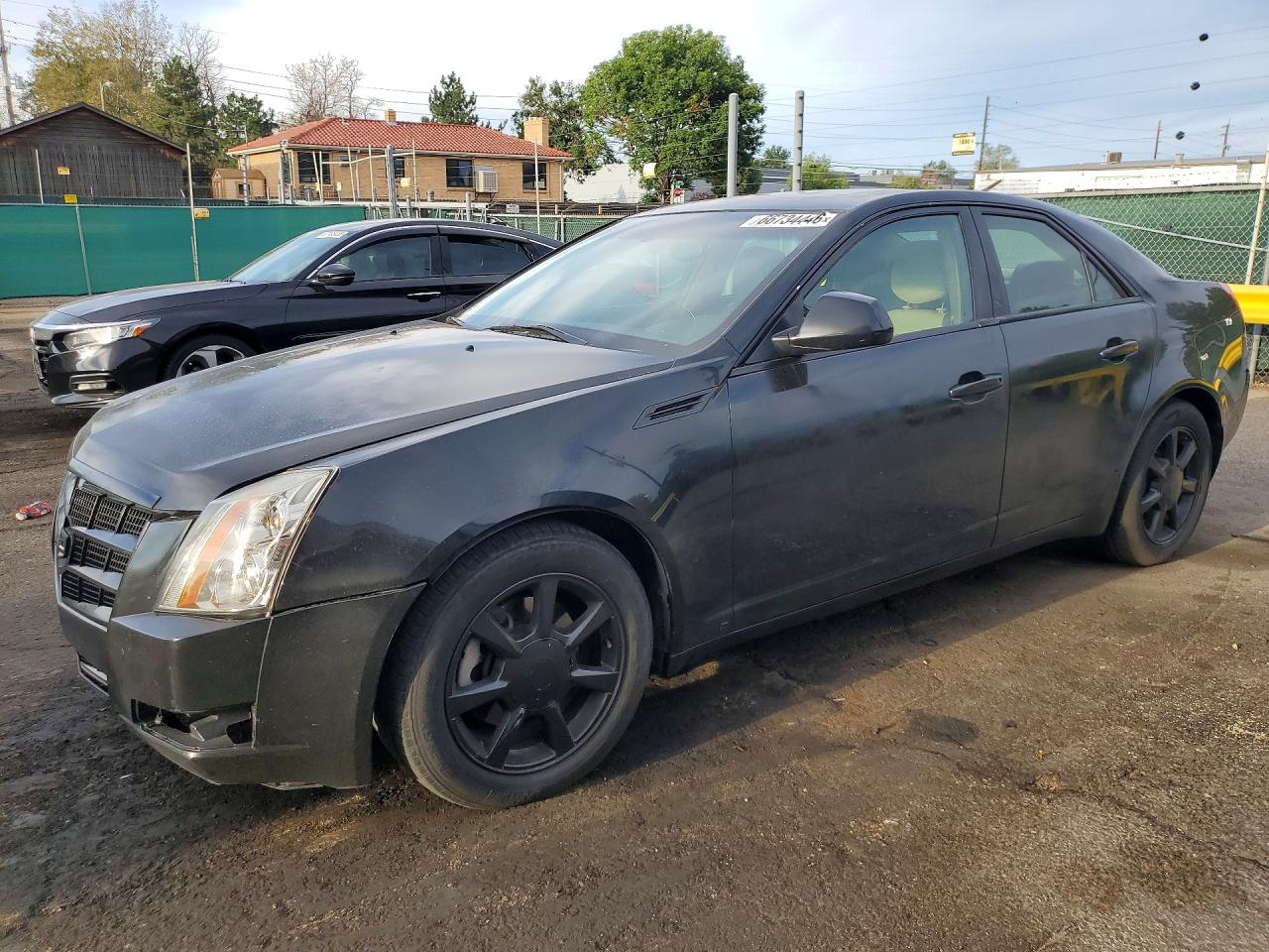 2009 Cadillac Cts Black vin: 1G6DG577890154873