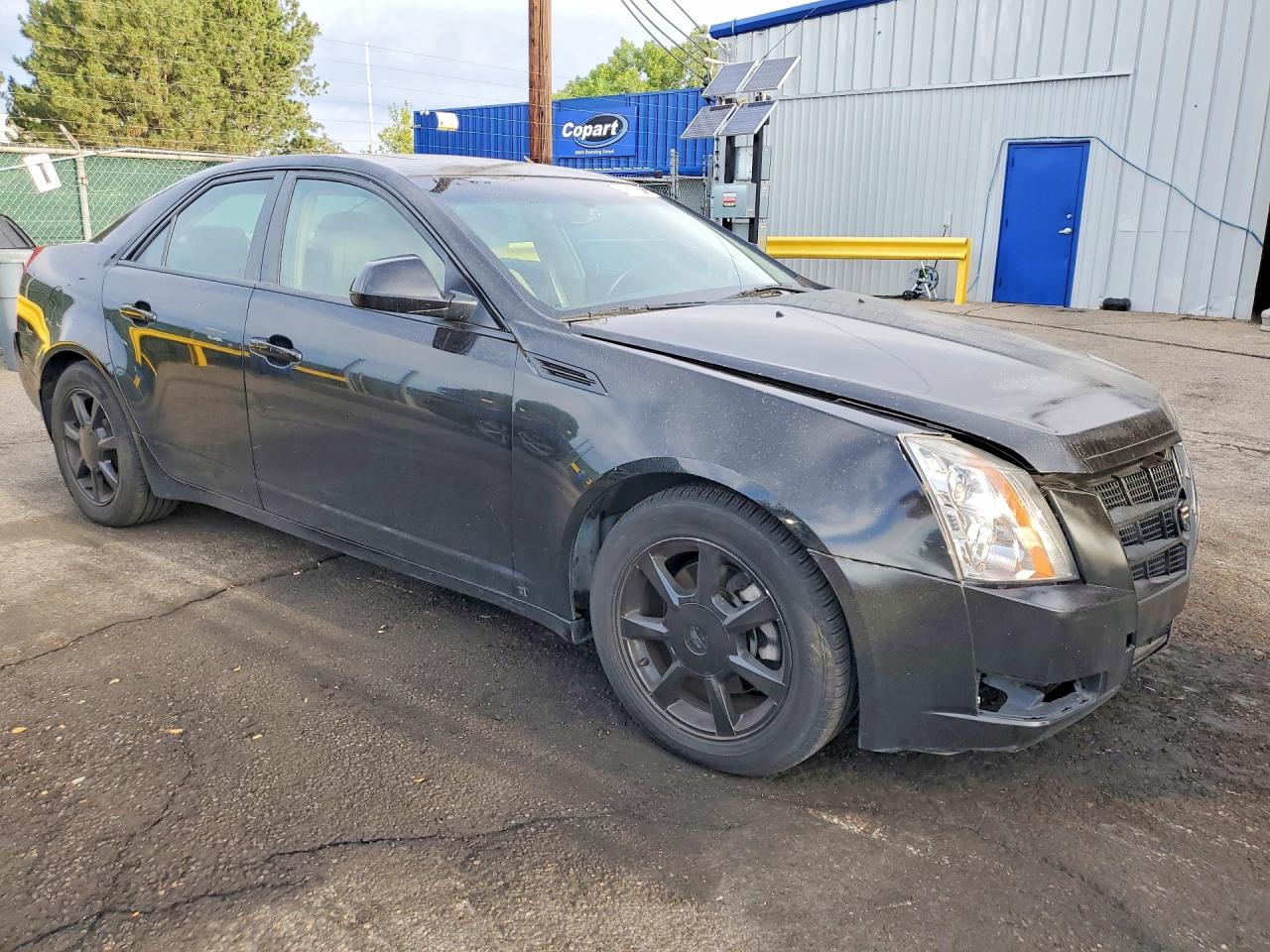 2009 Cadillac Cts Black vin: 1G6DG577890154873