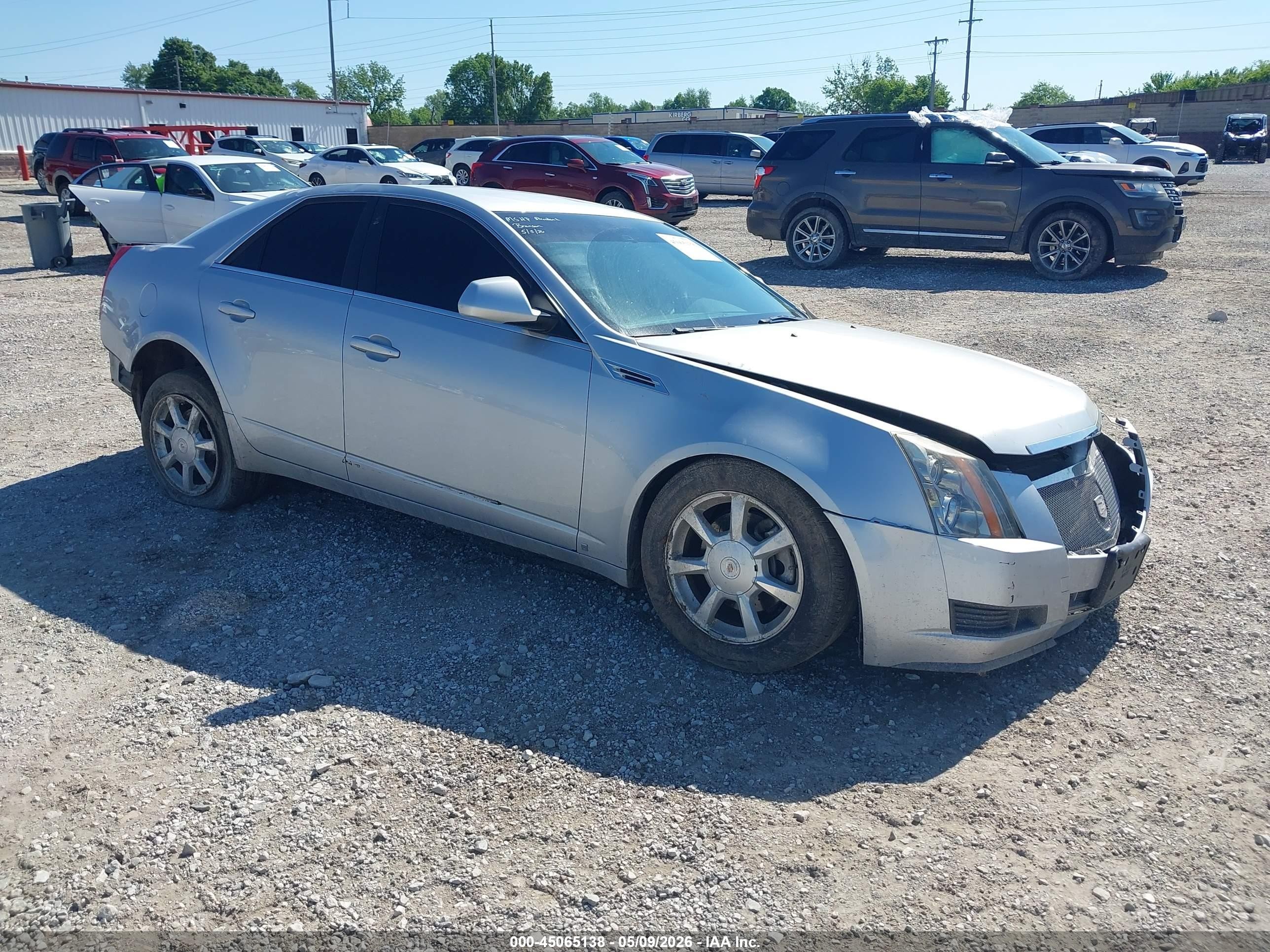2009 Cadillac Cts Standard Silver vin: 1G6DG577890162598
