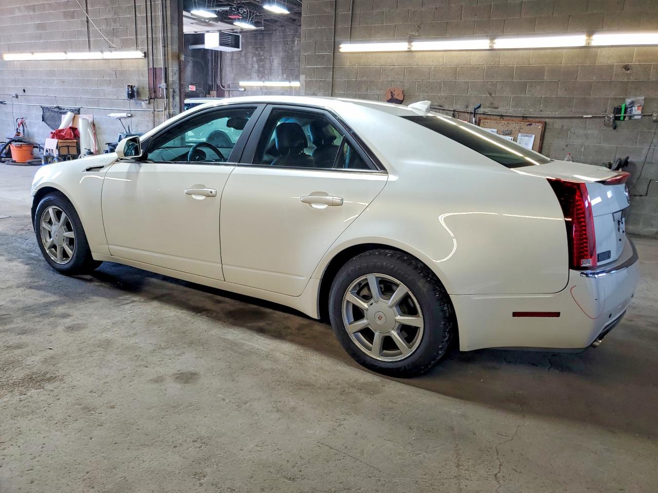 2009 Cadillac Cts White vin: 1G6DG577990100806