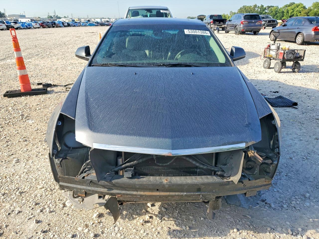 2009 Cadillac Cts Gray vin: 1G6DG577990131778