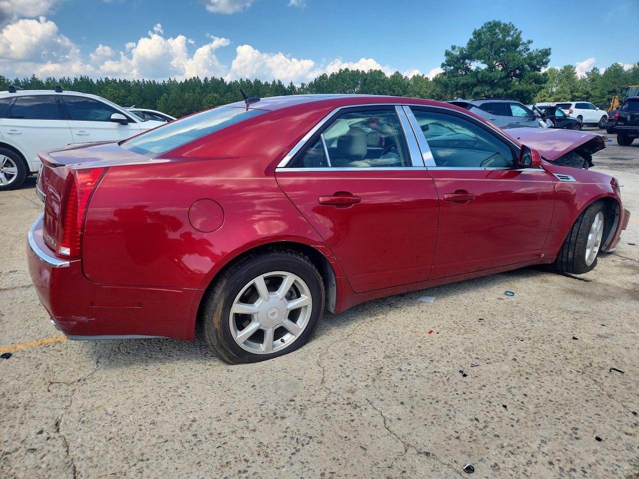 2008 Cadillac Cts Красный vin: 1G6DG577X80174198
