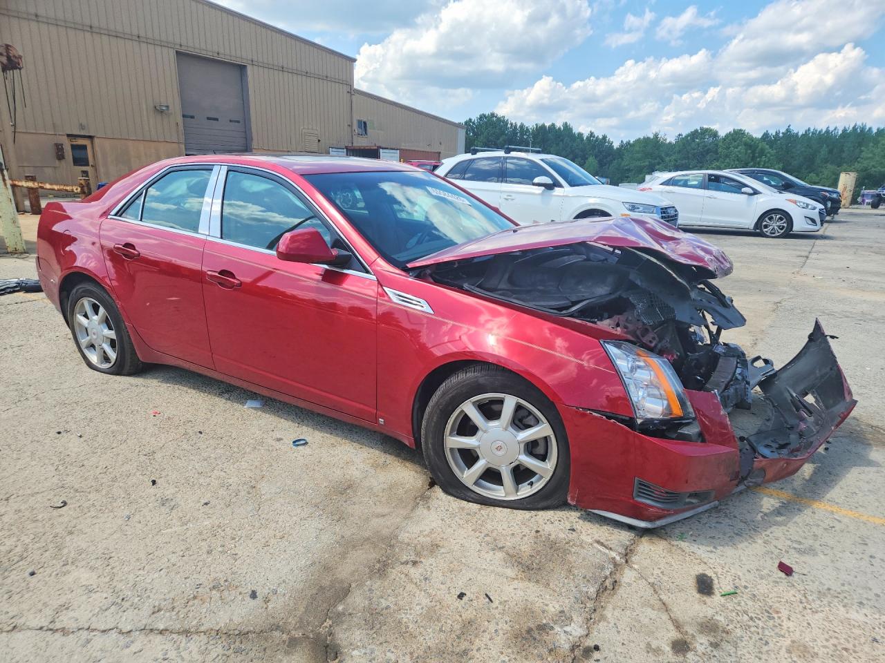 2008 Cadillac Cts Красный vin: 1G6DG577X80174198