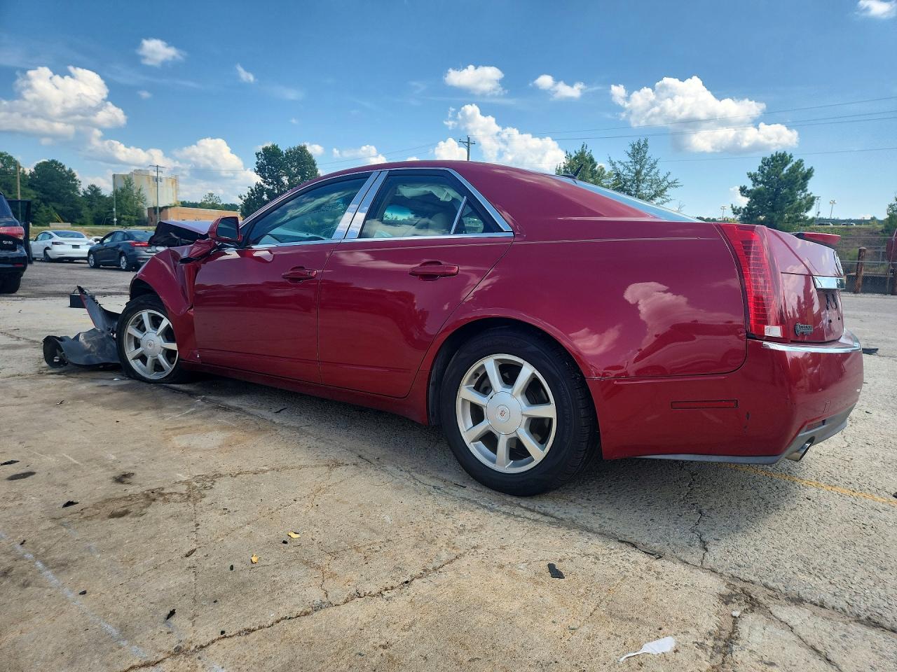 2008 Cadillac Cts Красный vin: 1G6DG577X80174198