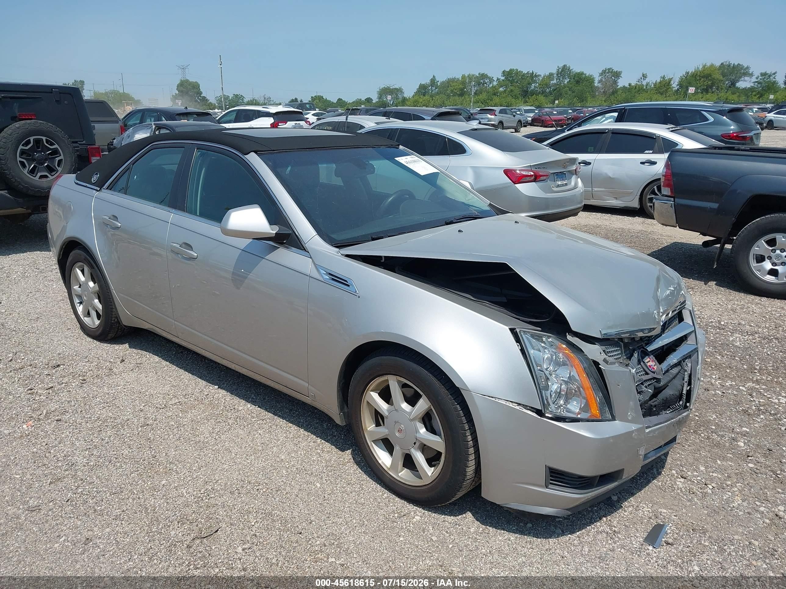 2008 Cadillac Cts Awd W/1sa Silver vin: 1G6DG577X80191924