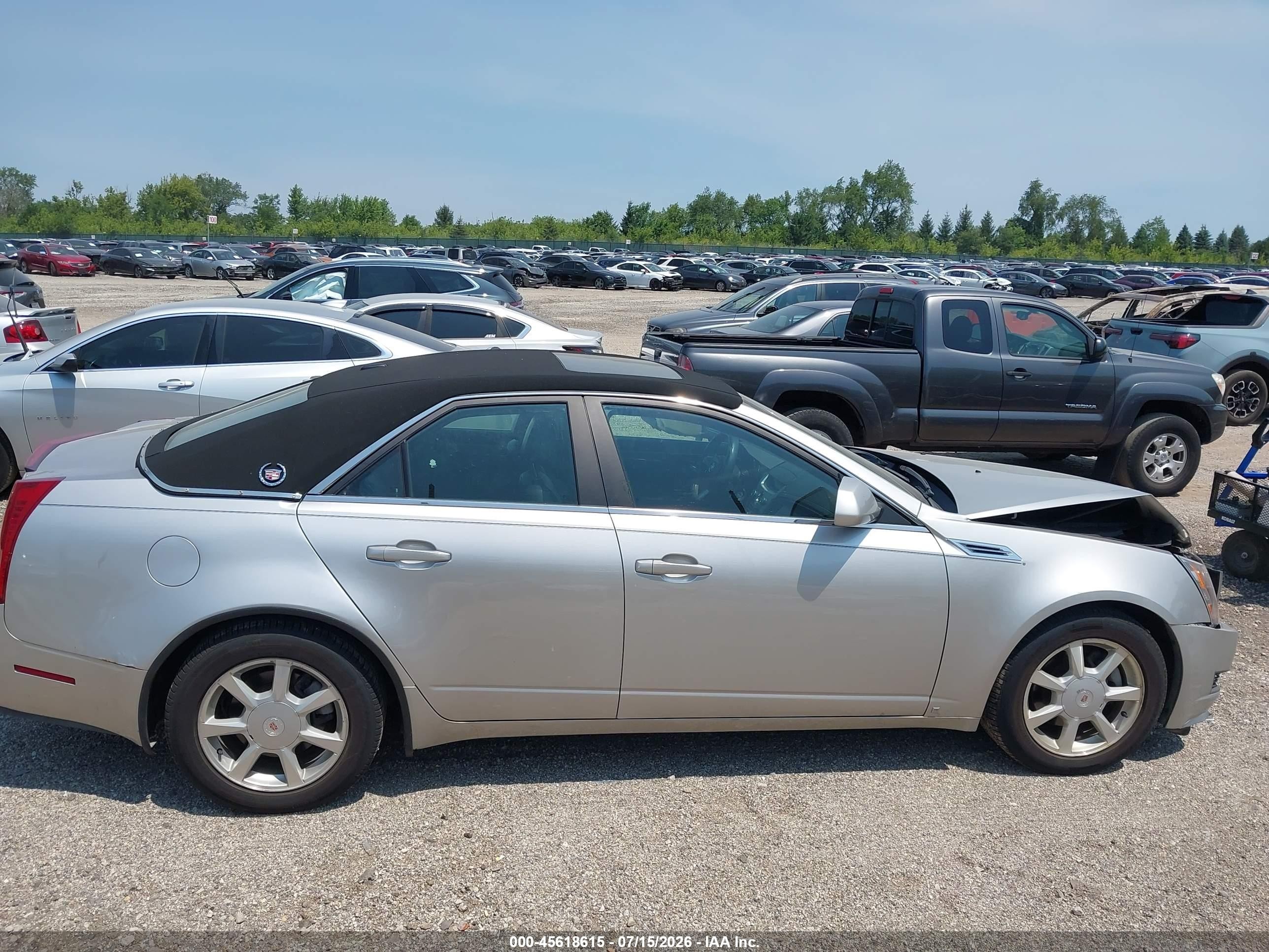 2008 Cadillac Cts Awd W/1sa Серебряный vin: 1G6DG577X80191924
