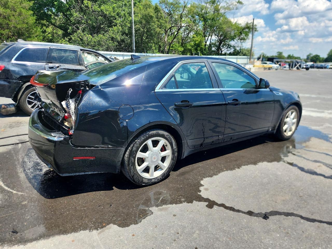 2009 Cadillac Cts Black vin: 1G6DG577X90136519