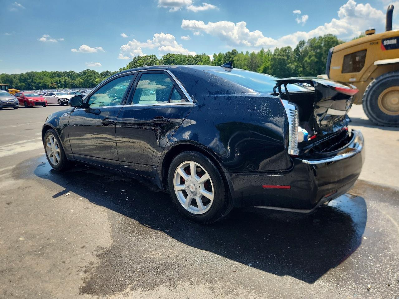 2009 Cadillac Cts Black vin: 1G6DG577X90136519