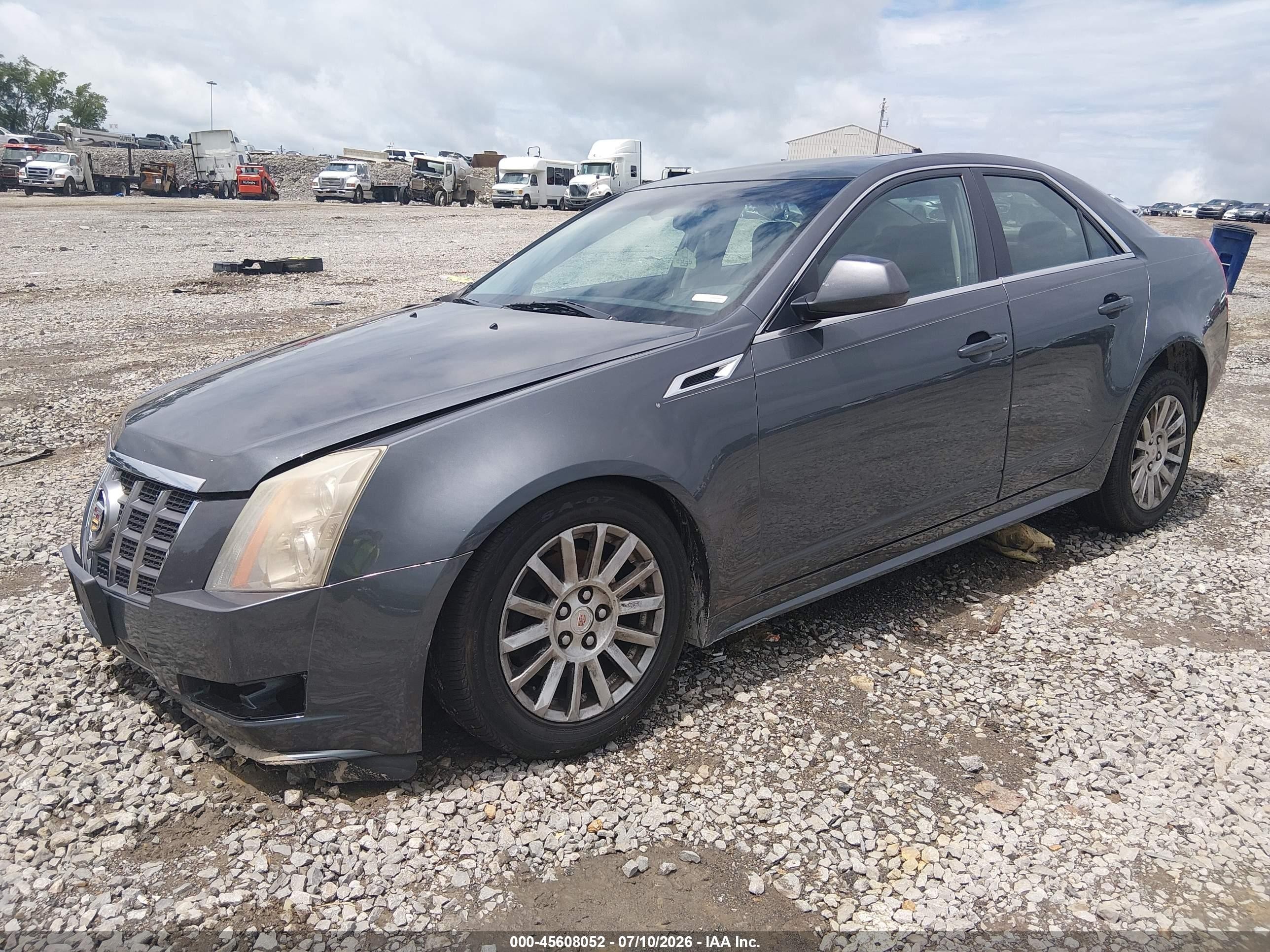 2012 Cadillac Cts Luxury Gray vin: 1G6DG5E50C0142015