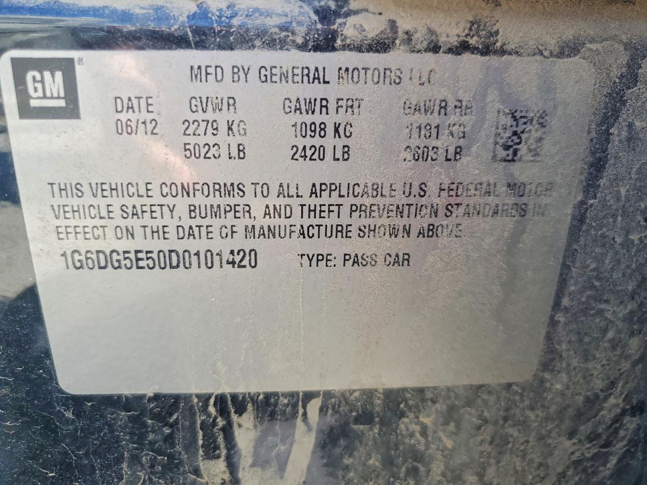 2013 Cadillac Cts Черный vin: 1G6DG5E50D0101420