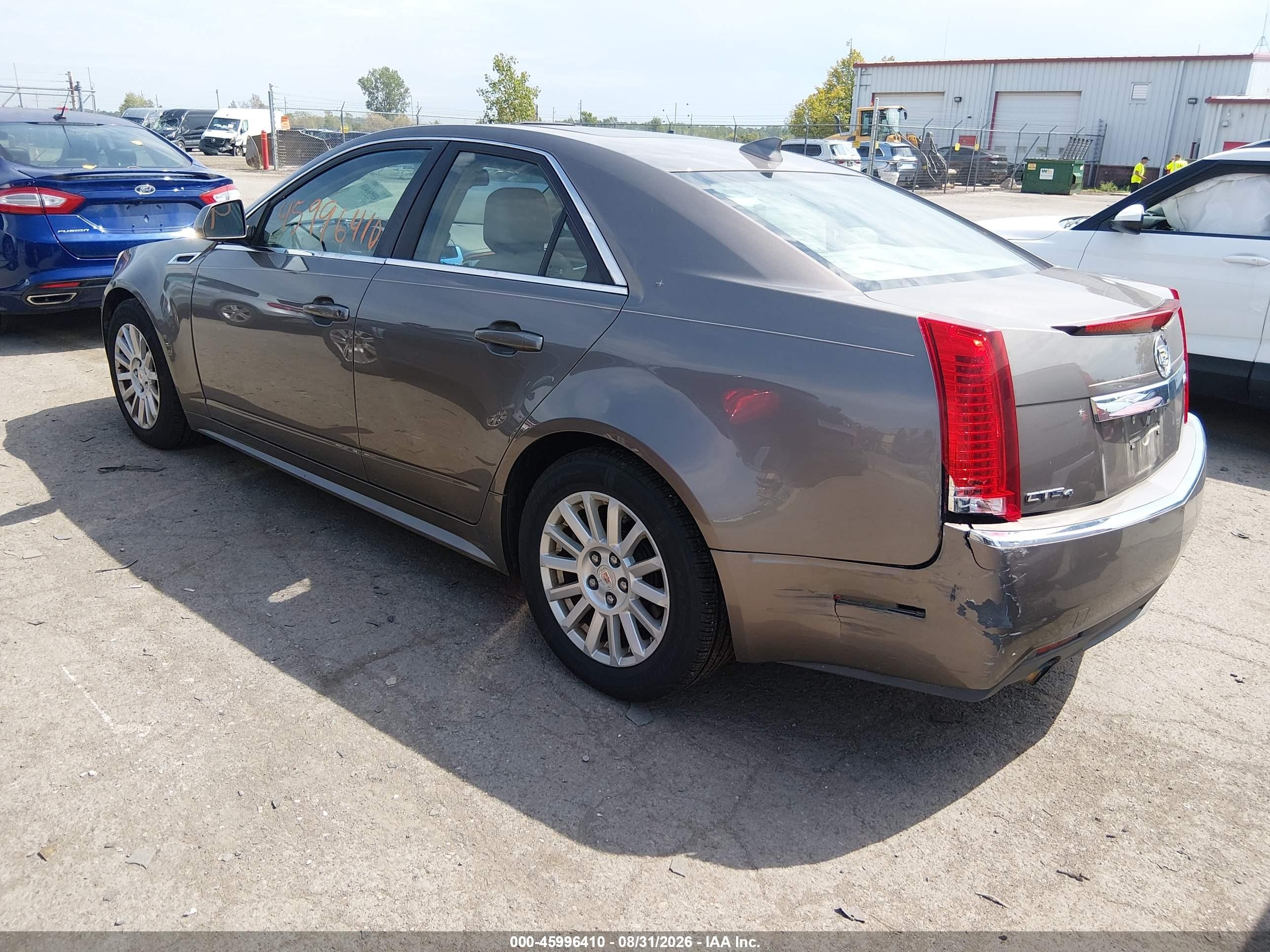 2012 Cadillac Cts Luxury Brown vin: 1G6DG5E52C0145935