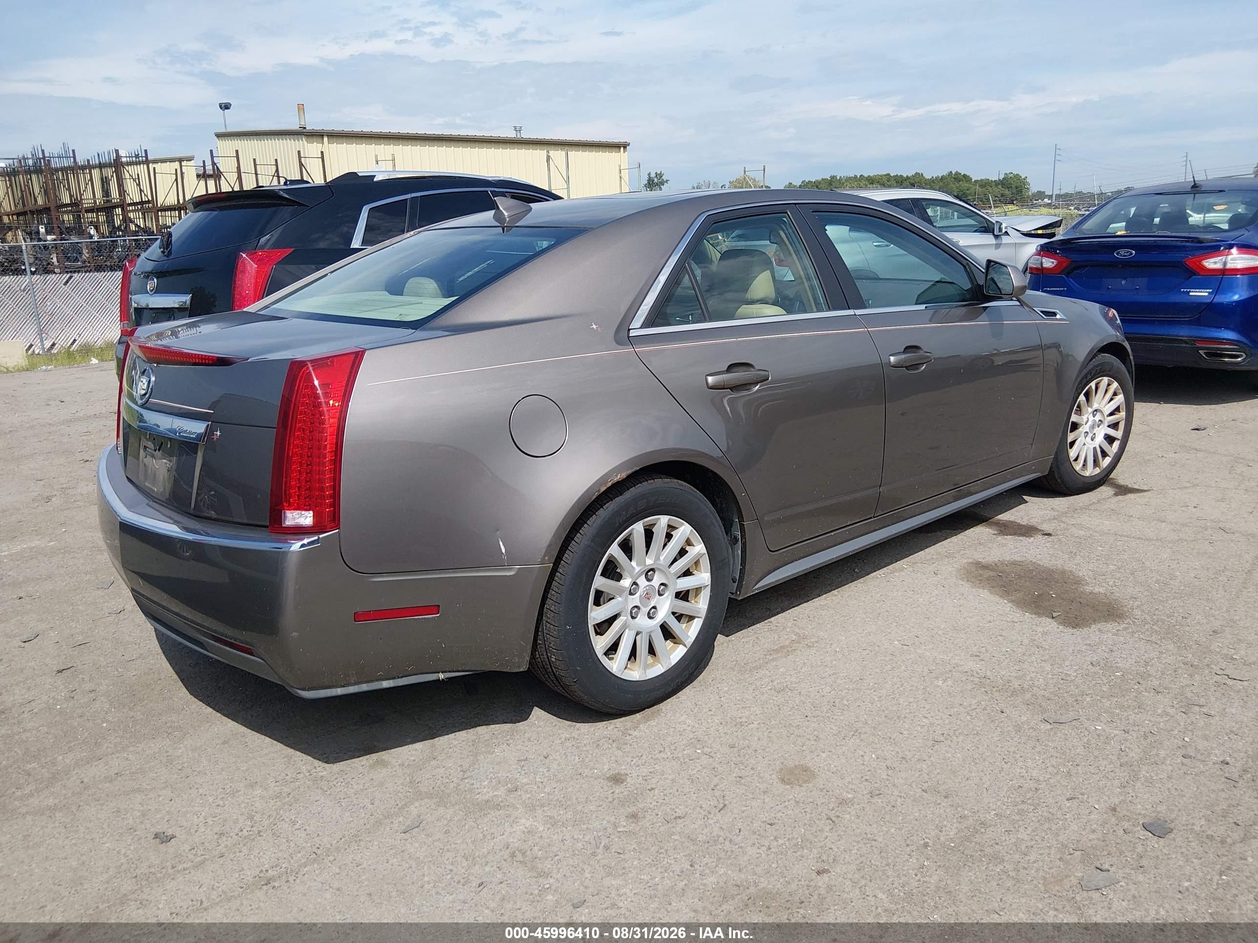 2012 Cadillac Cts Luxury Brown vin: 1G6DG5E52C0145935