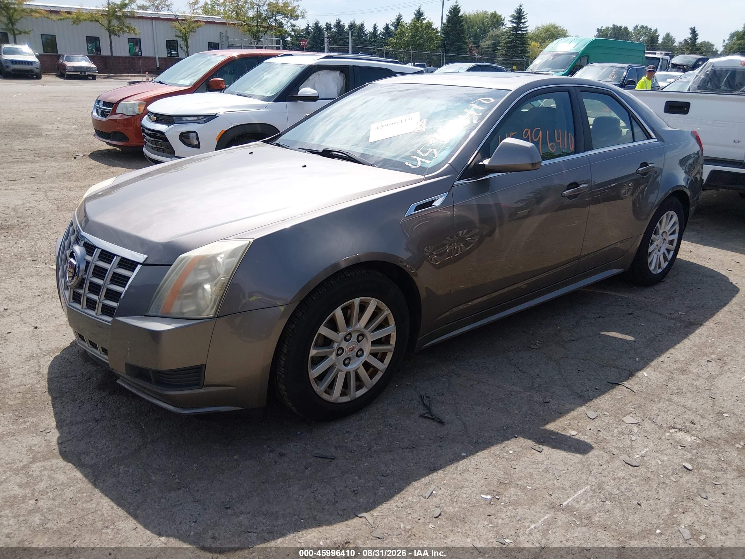 2012 Cadillac Cts Luxury Brown vin: 1G6DG5E52C0145935