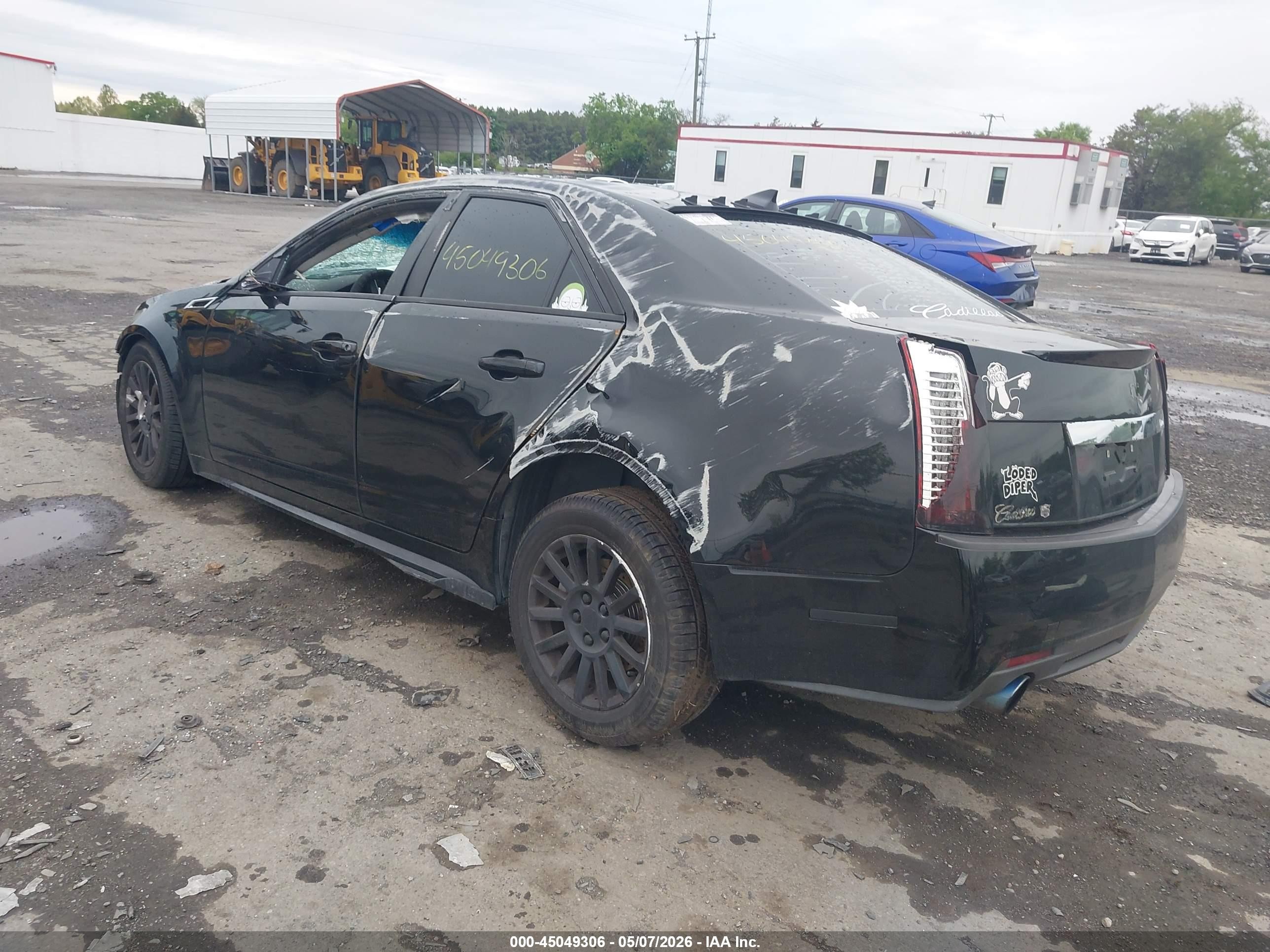 2013 Cadillac Cts Luxury Black vin: 1G6DG5E52D0130353