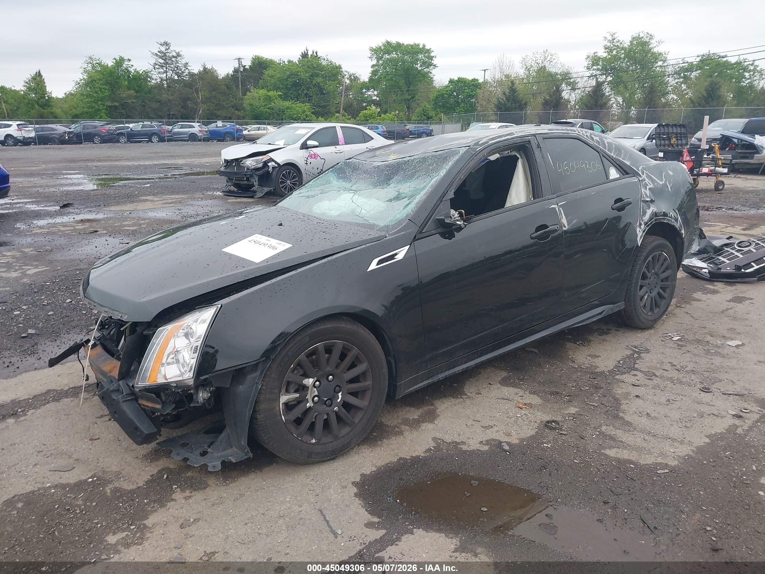 2013 Cadillac Cts Luxury Black vin: 1G6DG5E52D0130353
