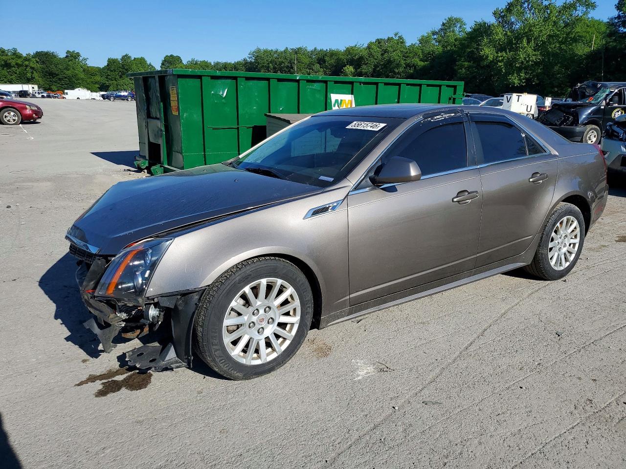 2012 Cadillac Cts Luxury Collection Tan vin: 1G6DG5E53C0125709