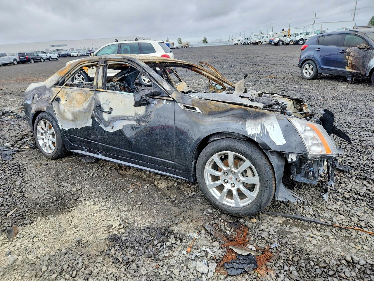 2012 Cadillac Cts Luxury Collection Пожар vin: 1G6DG5E53C0148407