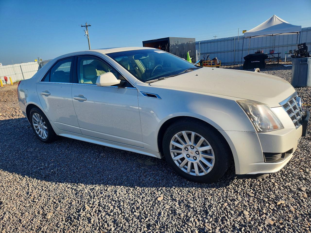 2013 Cadillac Cts Luxury Collection White vin: 1G6DG5E53D0104263