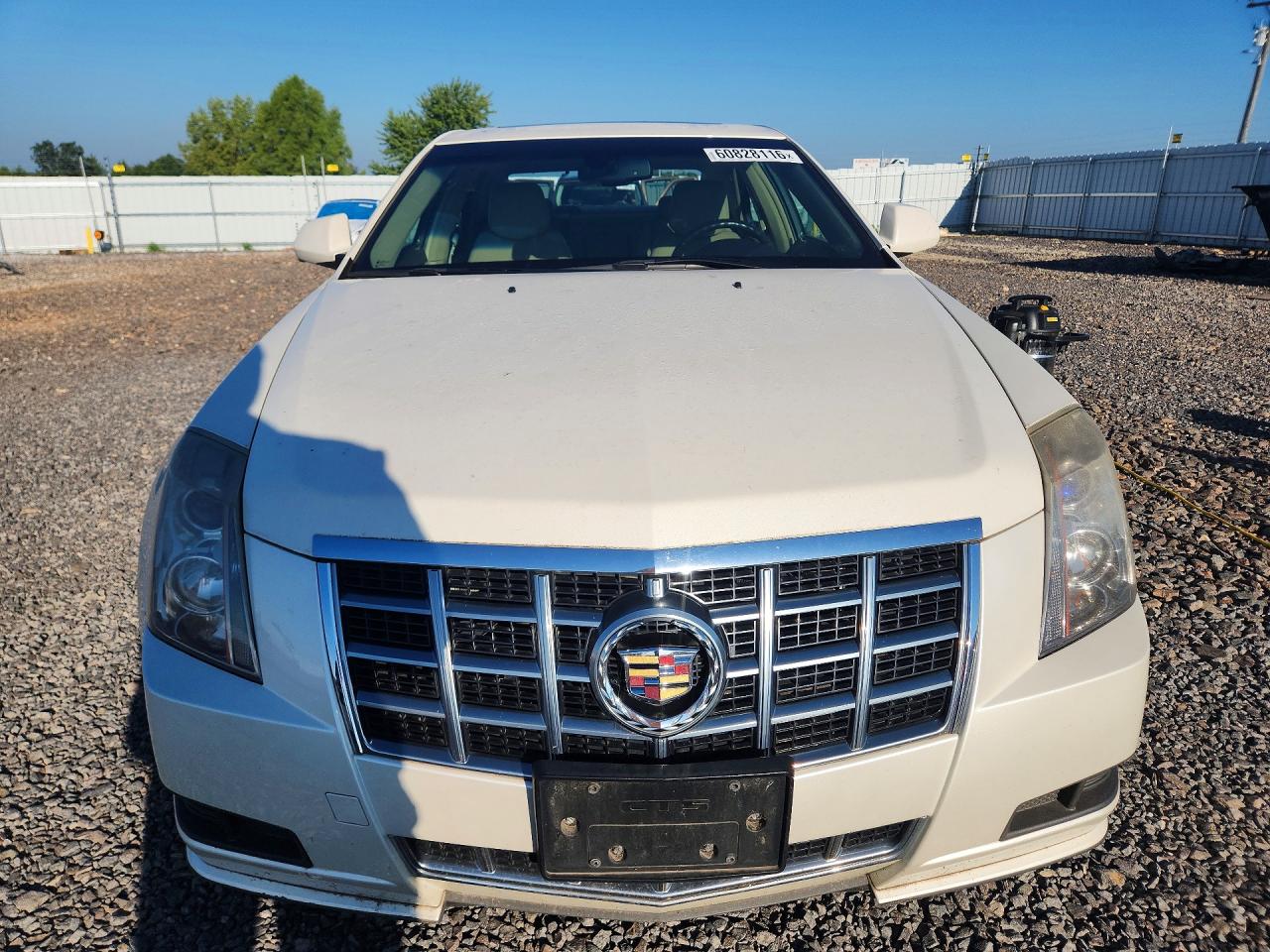 2013 Cadillac Cts Luxury Collection White vin: 1G6DG5E53D0104263