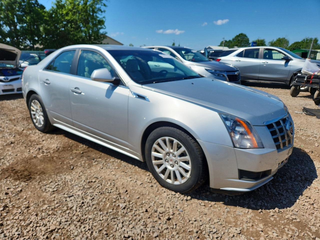 2013 Cadillac Cts Luxury Collection Silver vin: 1G6DG5E53D0116705
