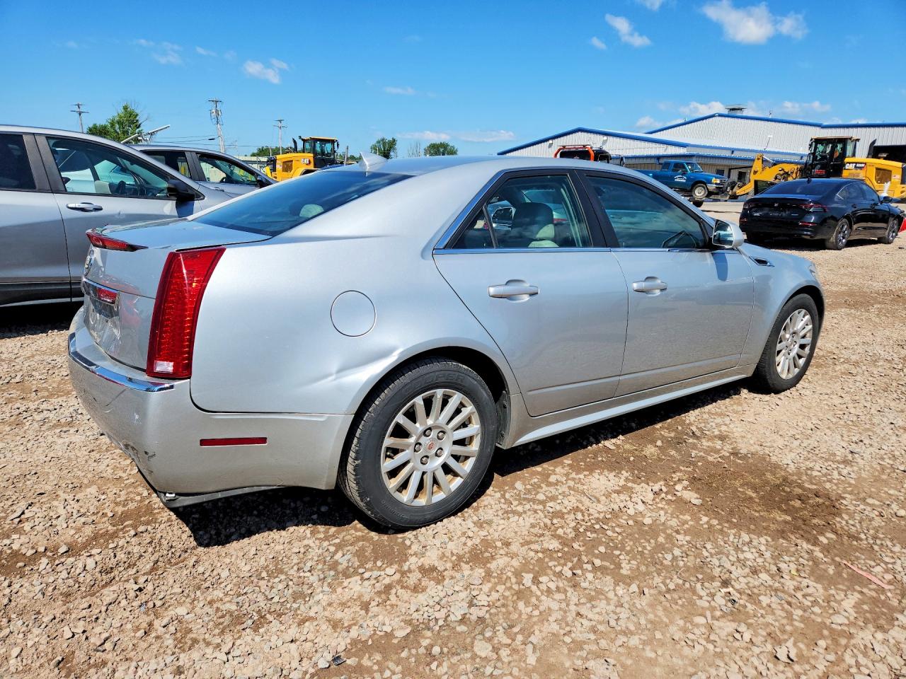 2013 Cadillac Cts Luxury Collection Silver vin: 1G6DG5E53D0116705