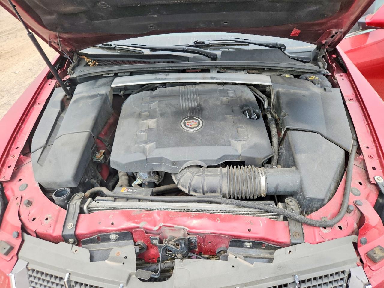 2013 Cadillac Cts Luxury Collection Red vin: 1G6DG5E54D0110069