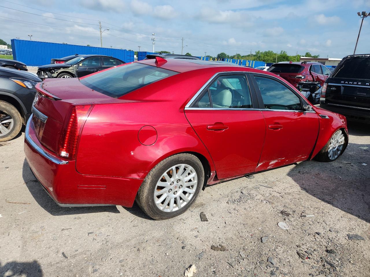 2013 Cadillac Cts Luxury Collection Red vin: 1G6DG5E54D0149454