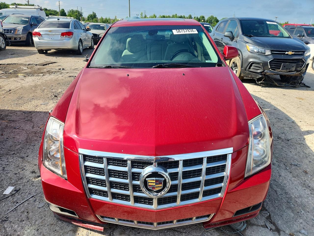 2013 Cadillac Cts Luxury Collection Red vin: 1G6DG5E54D0149454