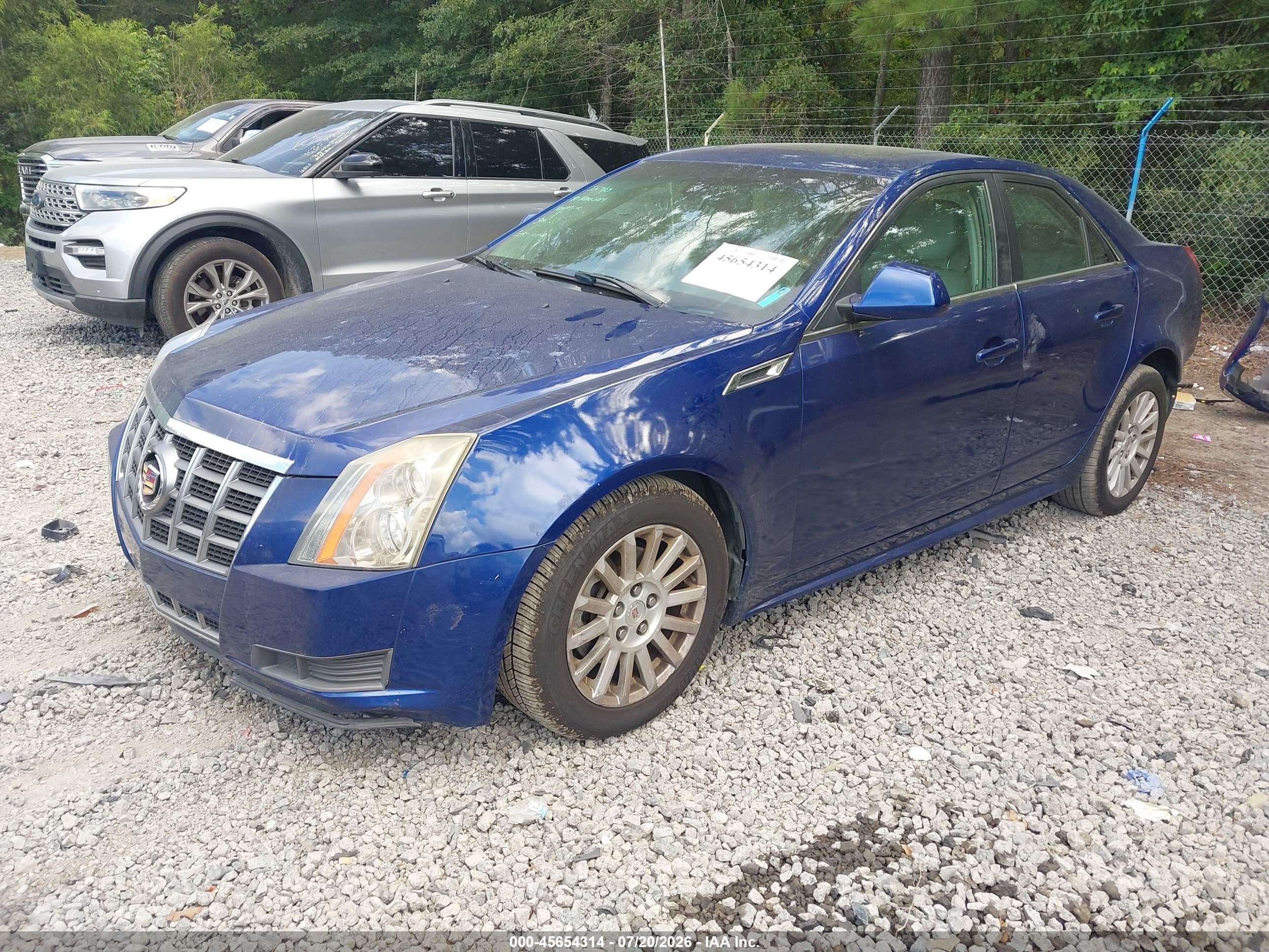 2012 Cadillac Cts Luxury Blue vin: 1G6DG5E55C0105798