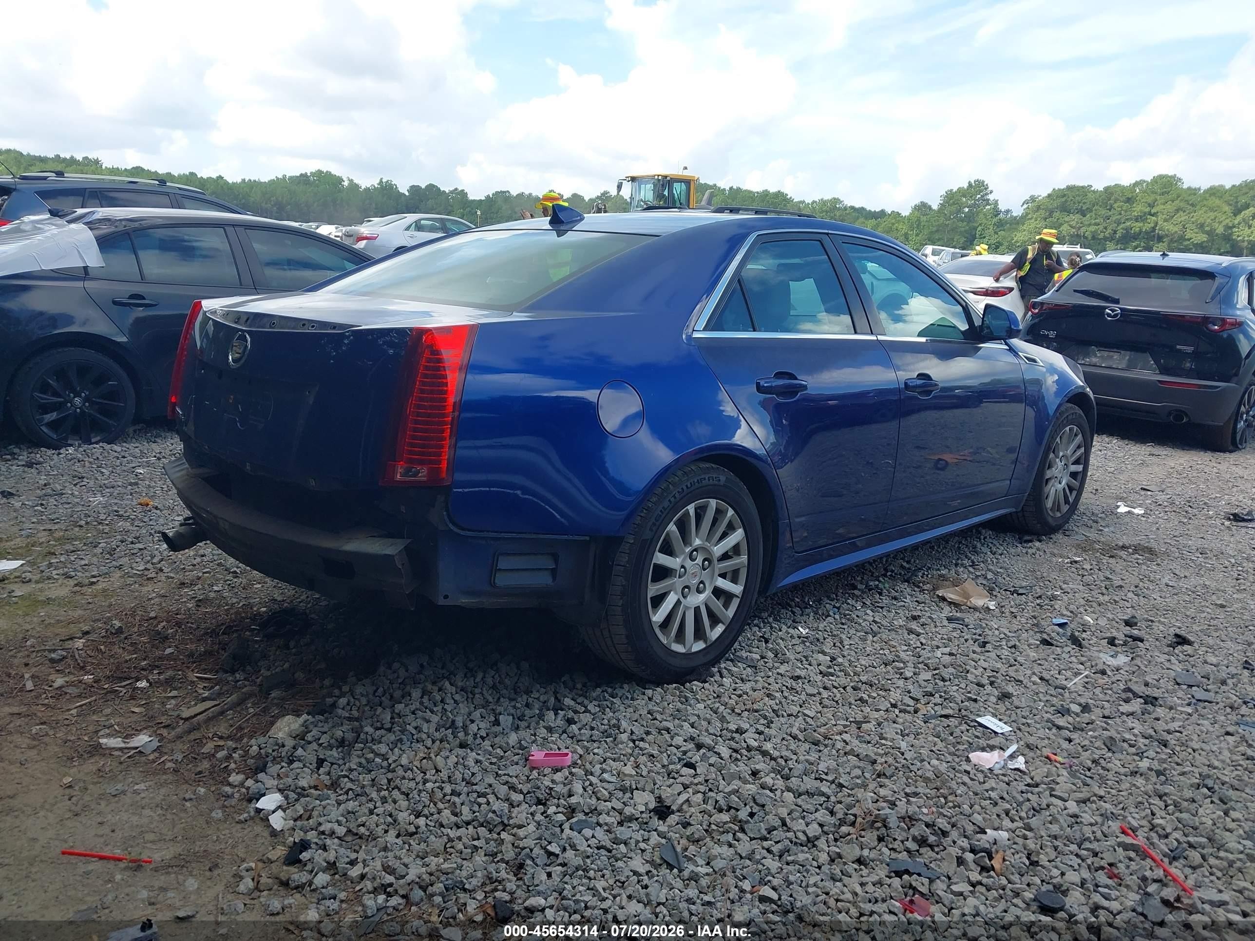 2012 Cadillac Cts Luxury Blue vin: 1G6DG5E55C0105798