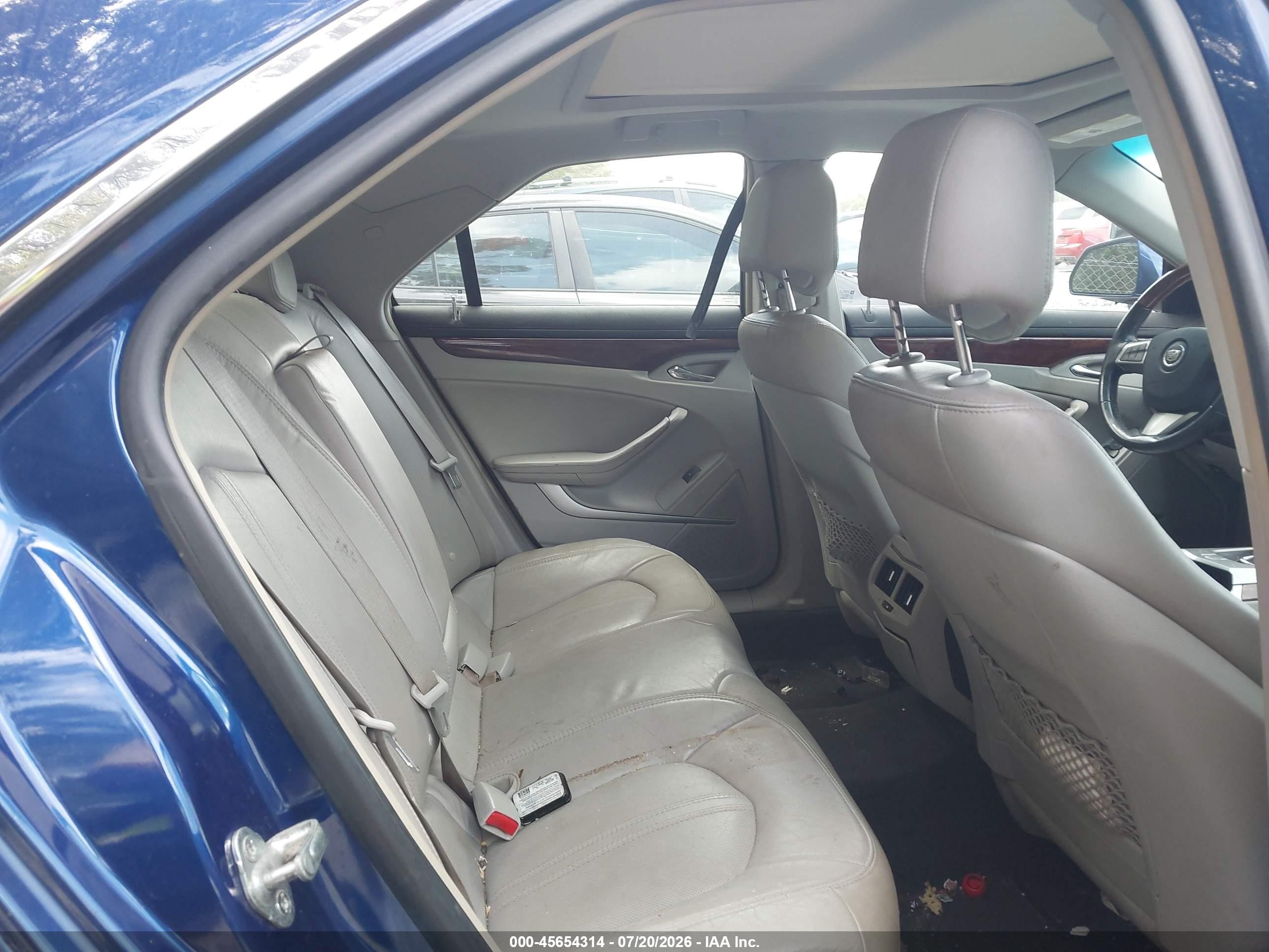 2012 Cadillac Cts Luxury Blue vin: 1G6DG5E55C0105798