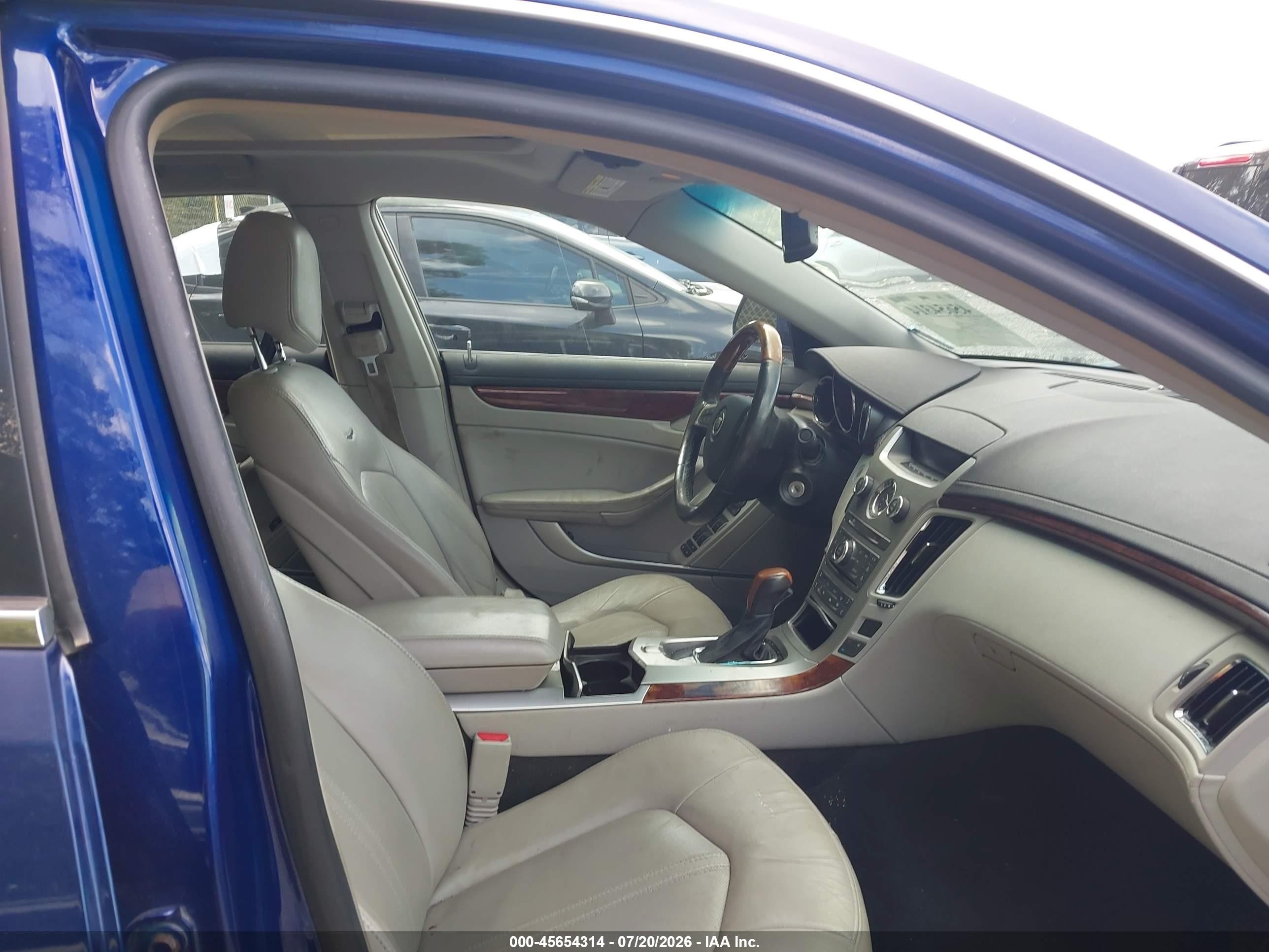 2012 Cadillac Cts Luxury Blue vin: 1G6DG5E55C0105798