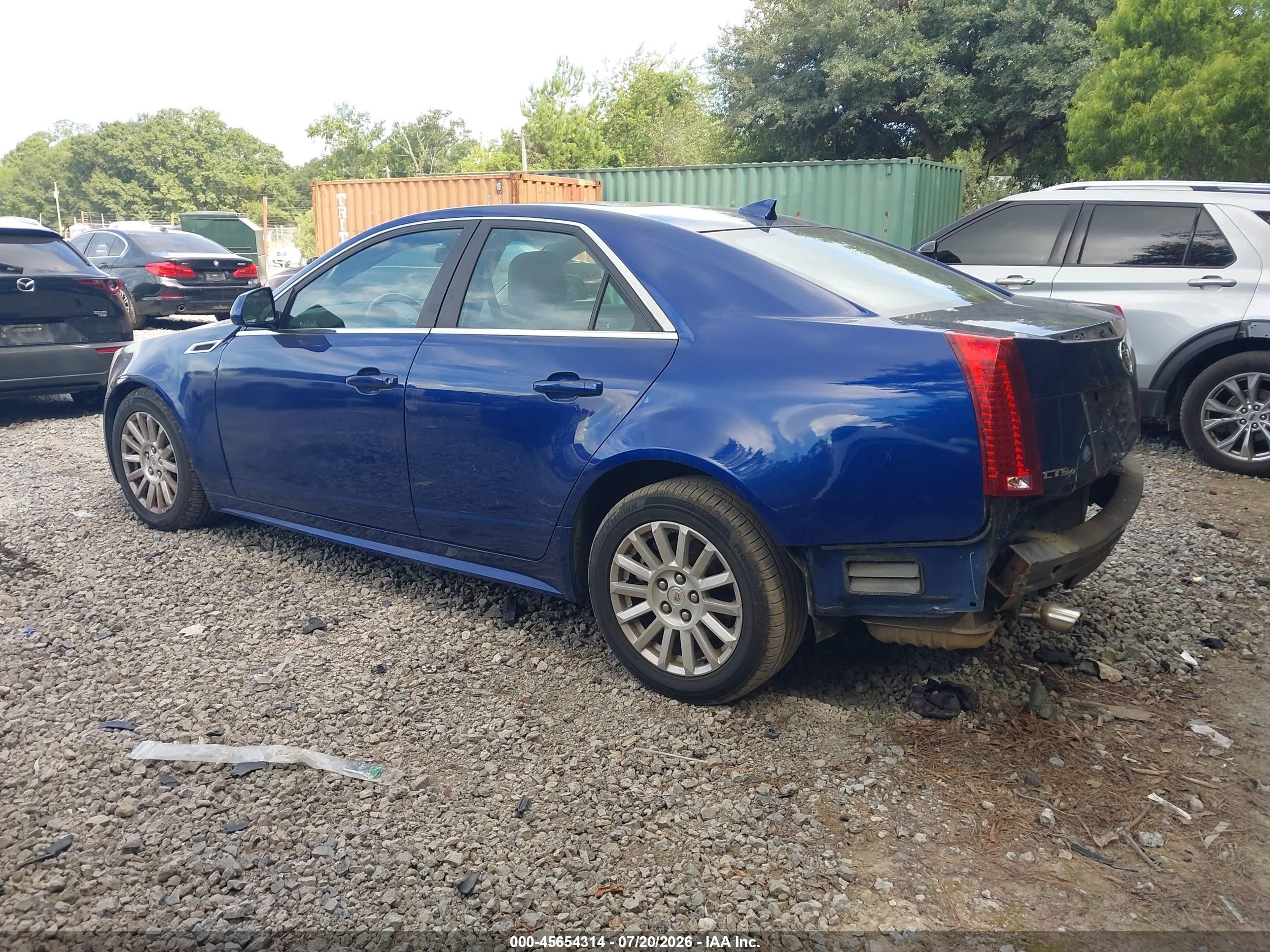 2012 Cadillac Cts Luxury Blue vin: 1G6DG5E55C0105798