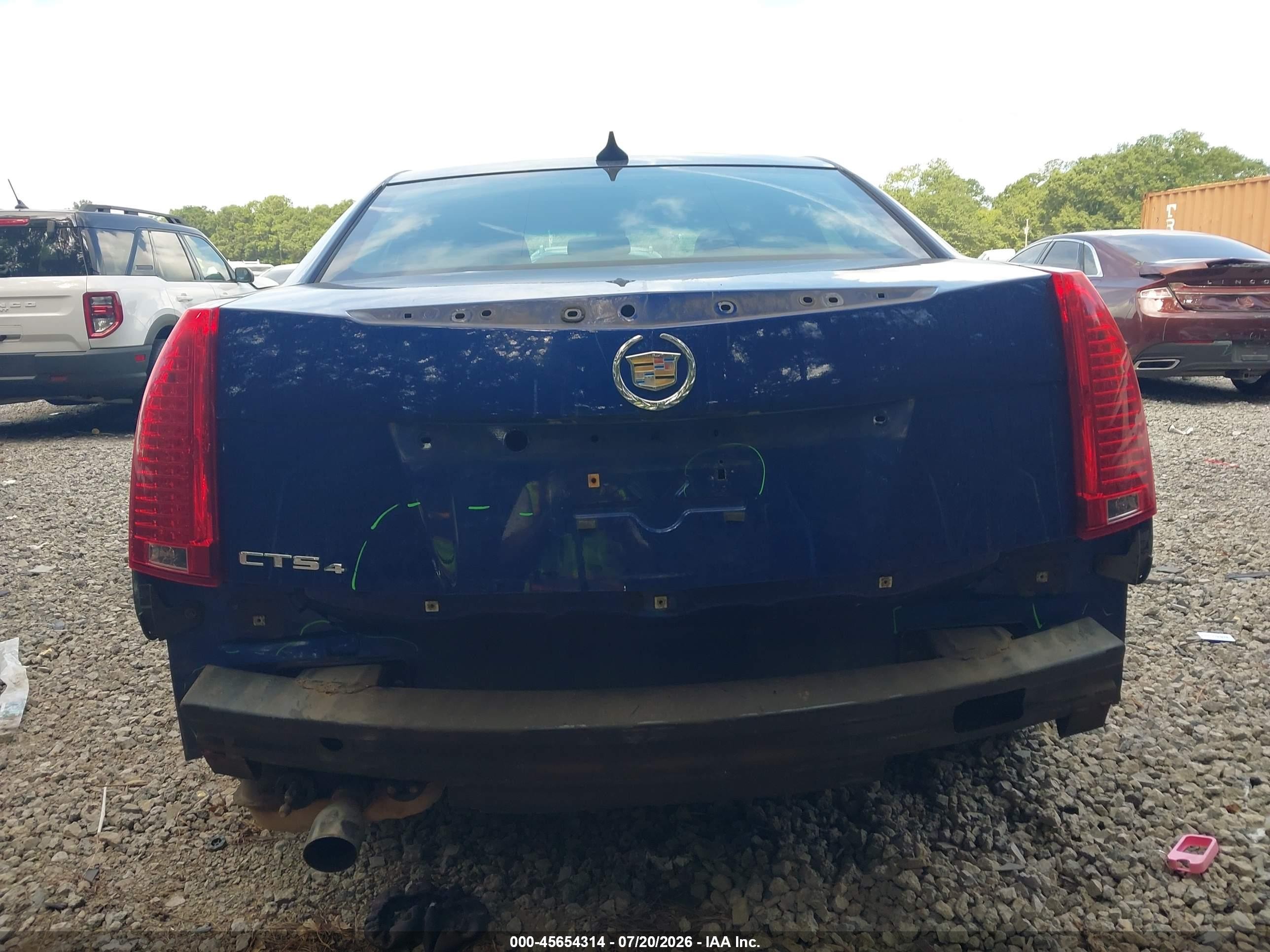 2012 Cadillac Cts Luxury Blue vin: 1G6DG5E55C0105798