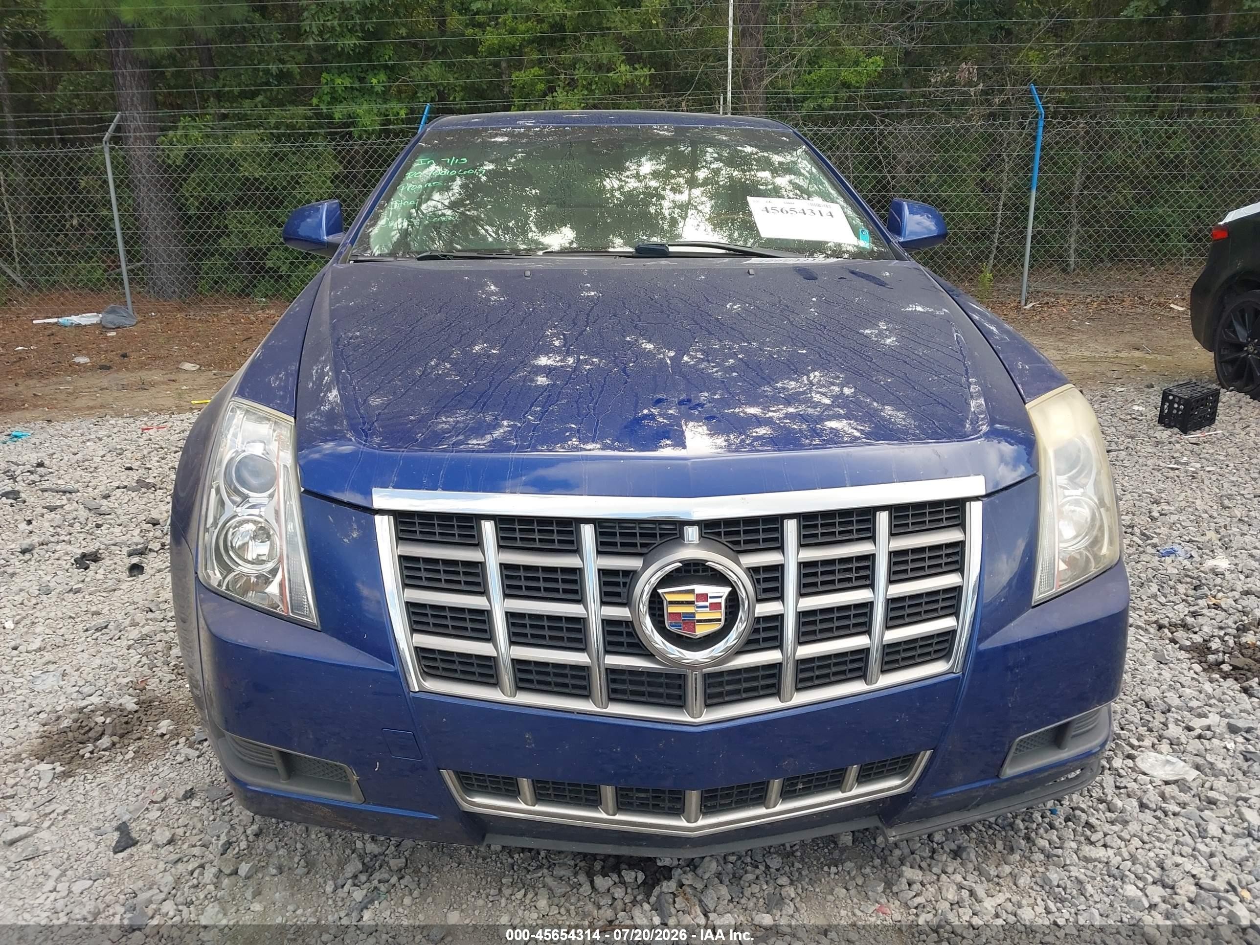 2012 Cadillac Cts Luxury Blue vin: 1G6DG5E55C0105798