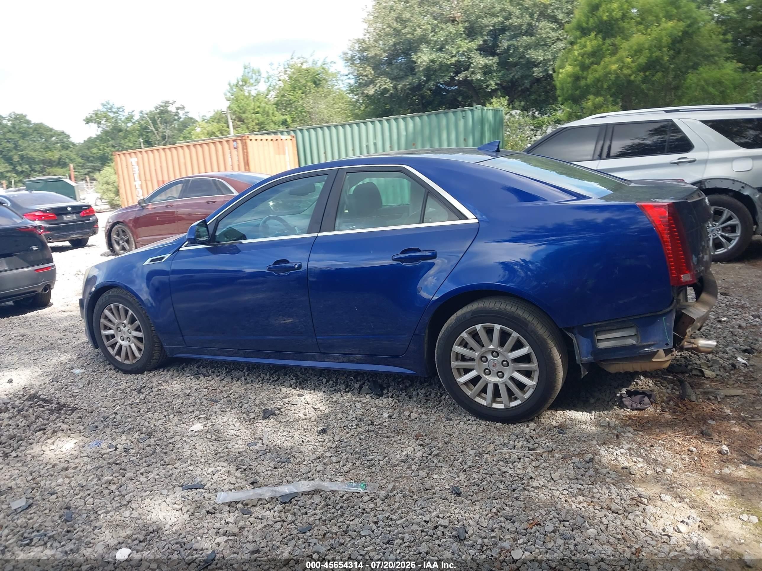 2012 Cadillac Cts Luxury Blue vin: 1G6DG5E55C0105798