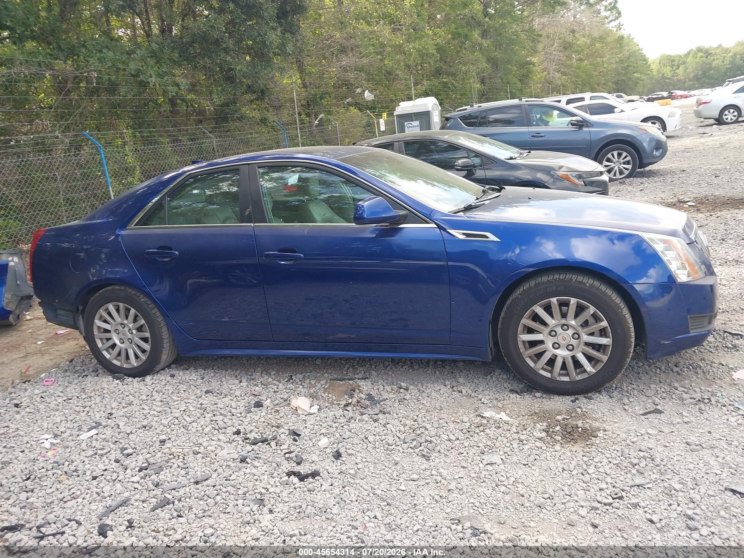 2012 Cadillac Cts Luxury Blue vin: 1G6DG5E55C0105798