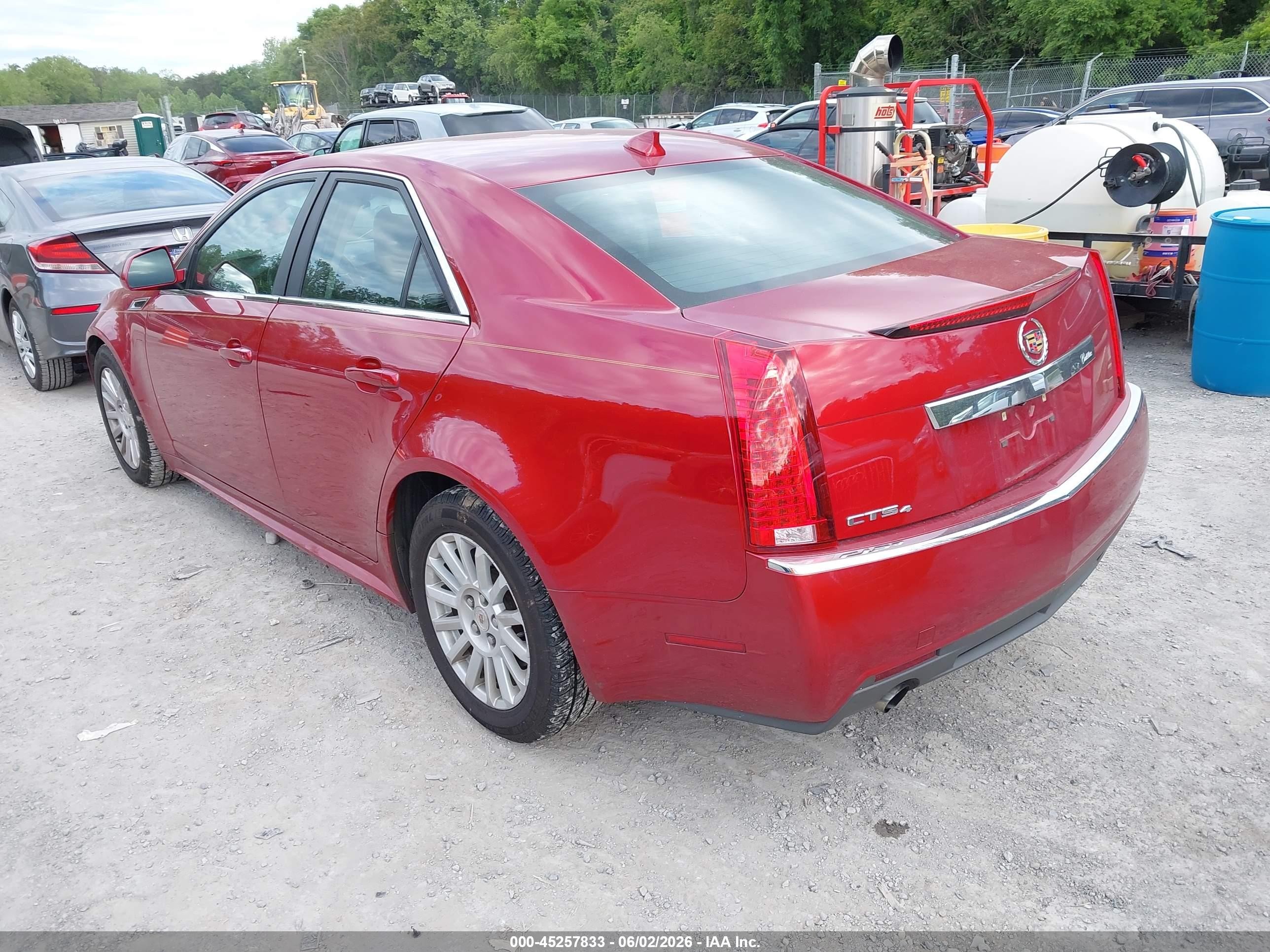 2013 Cadillac Cts Luxury Red vin: 1G6DG5E55D0149589