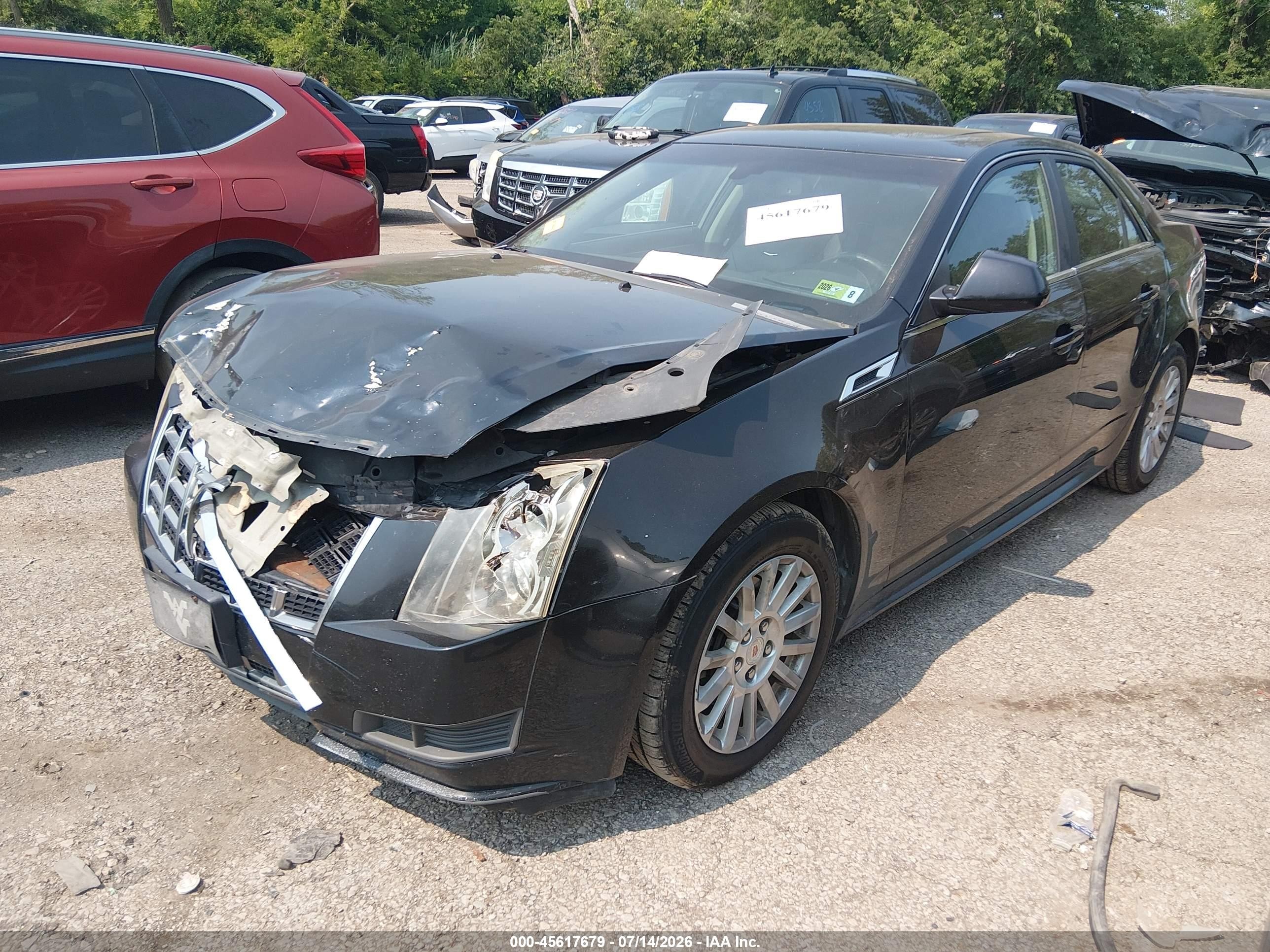 2013 Cadillac Cts Luxury Black vin: 1G6DG5E55D0178994