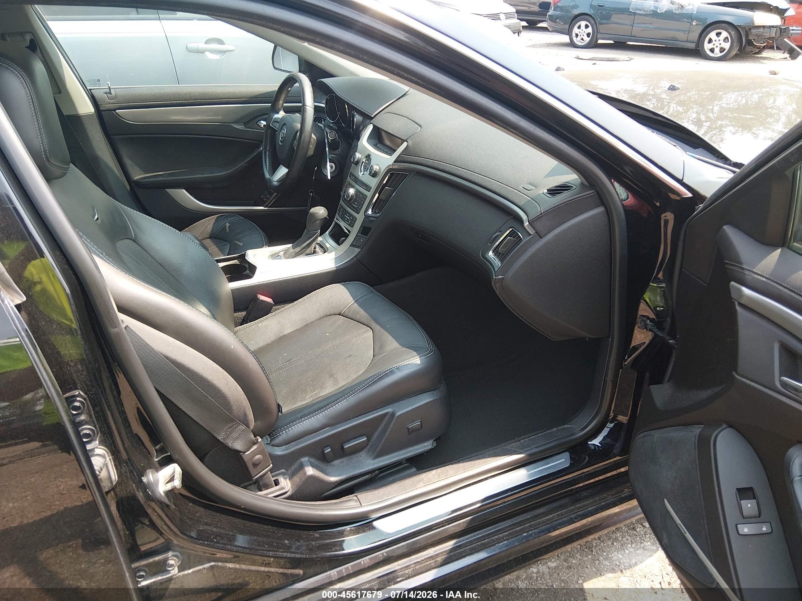 2013 Cadillac Cts Luxury Black vin: 1G6DG5E55D0178994