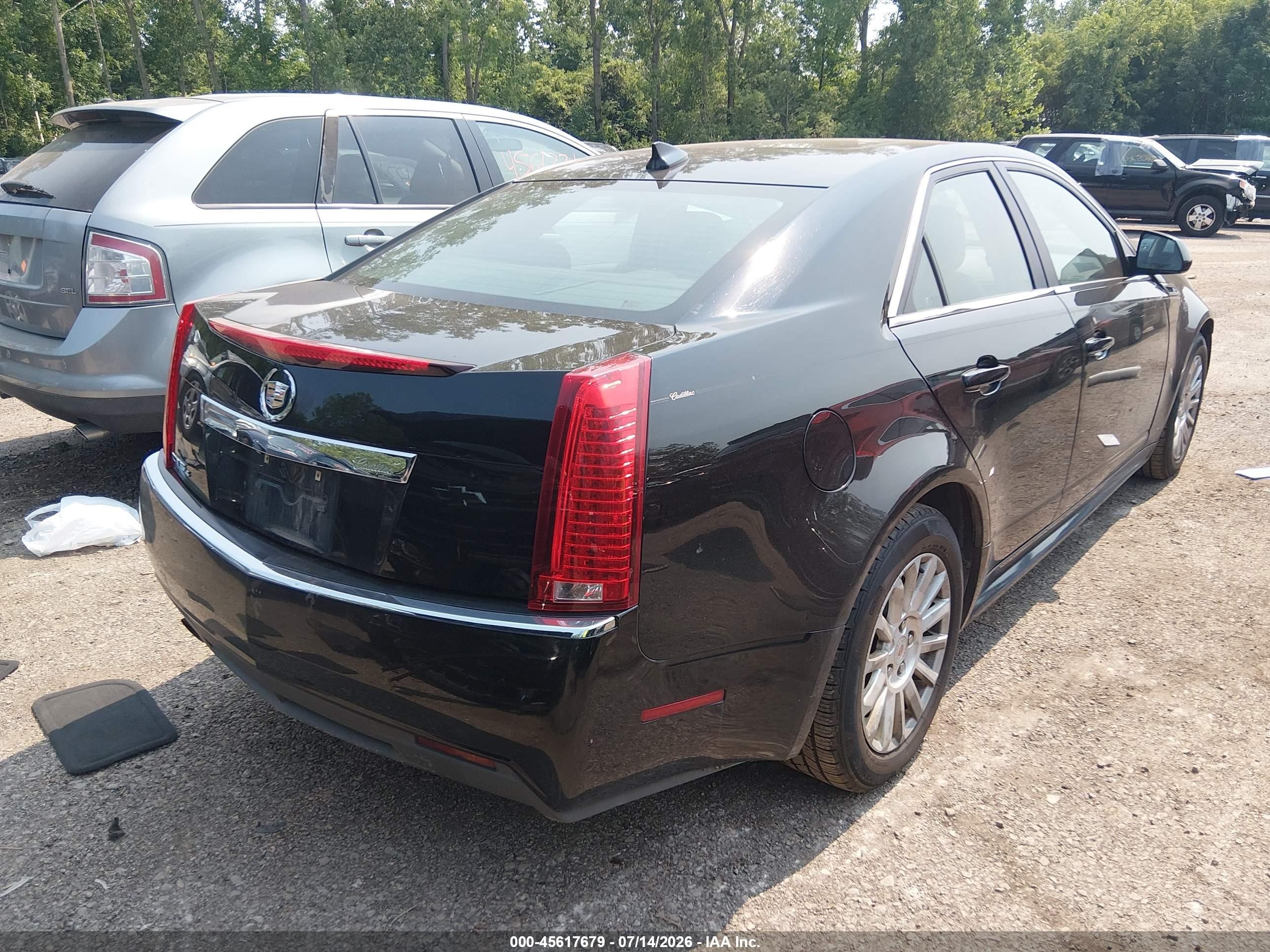 2013 Cadillac Cts Luxury Black vin: 1G6DG5E55D0178994