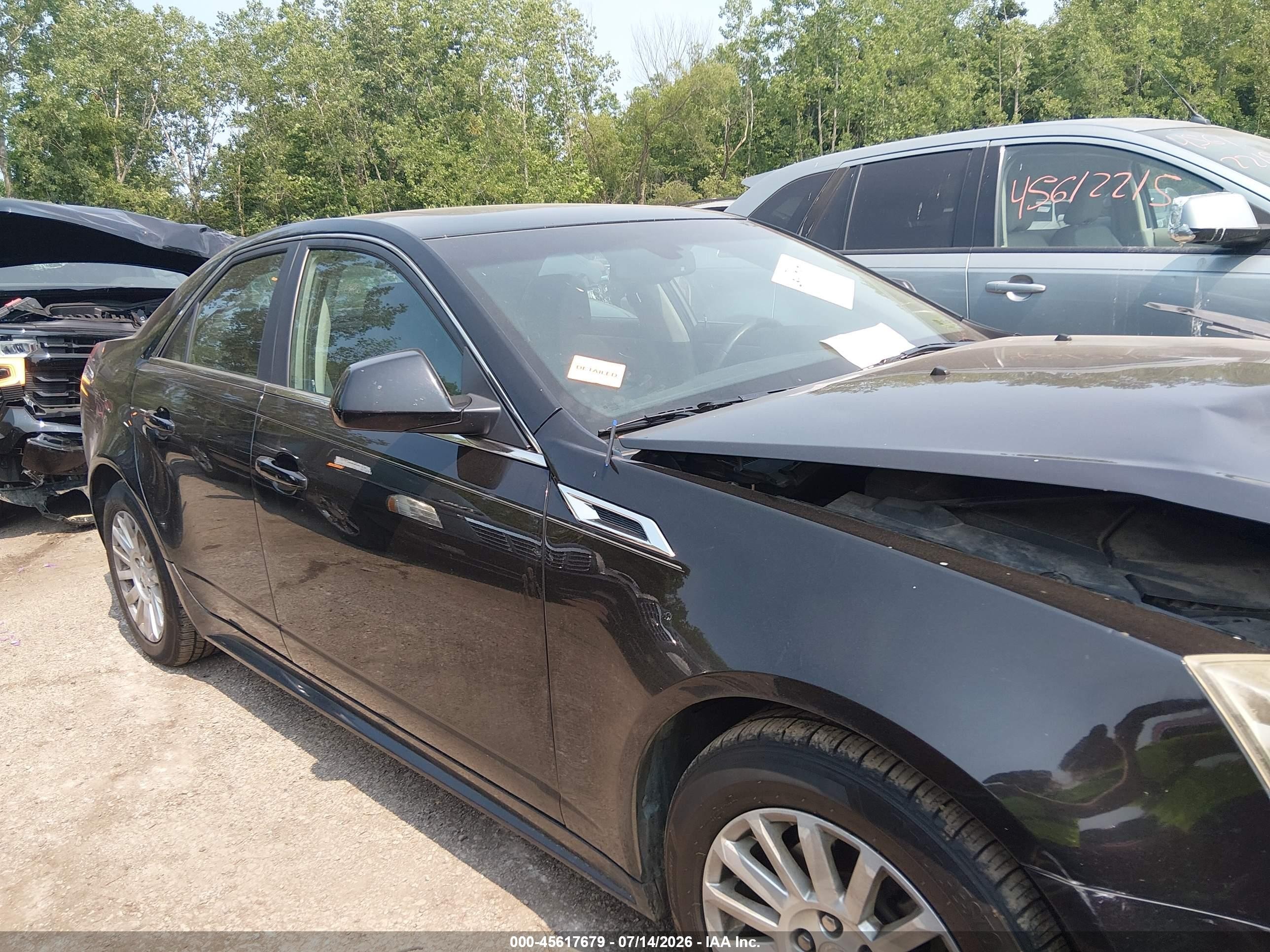 2013 Cadillac Cts Luxury Black vin: 1G6DG5E55D0178994