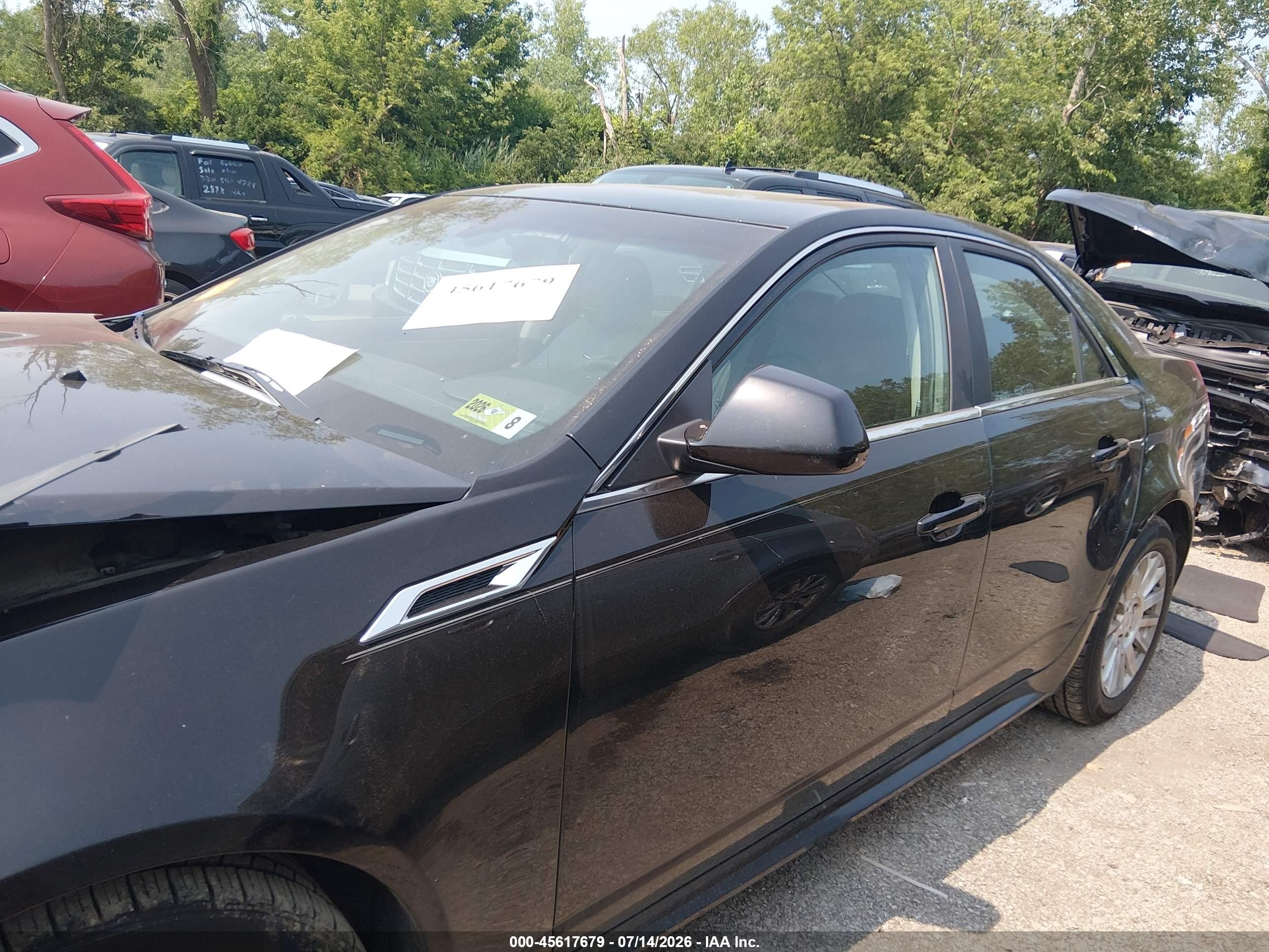 2013 Cadillac Cts Luxury Black vin: 1G6DG5E55D0178994