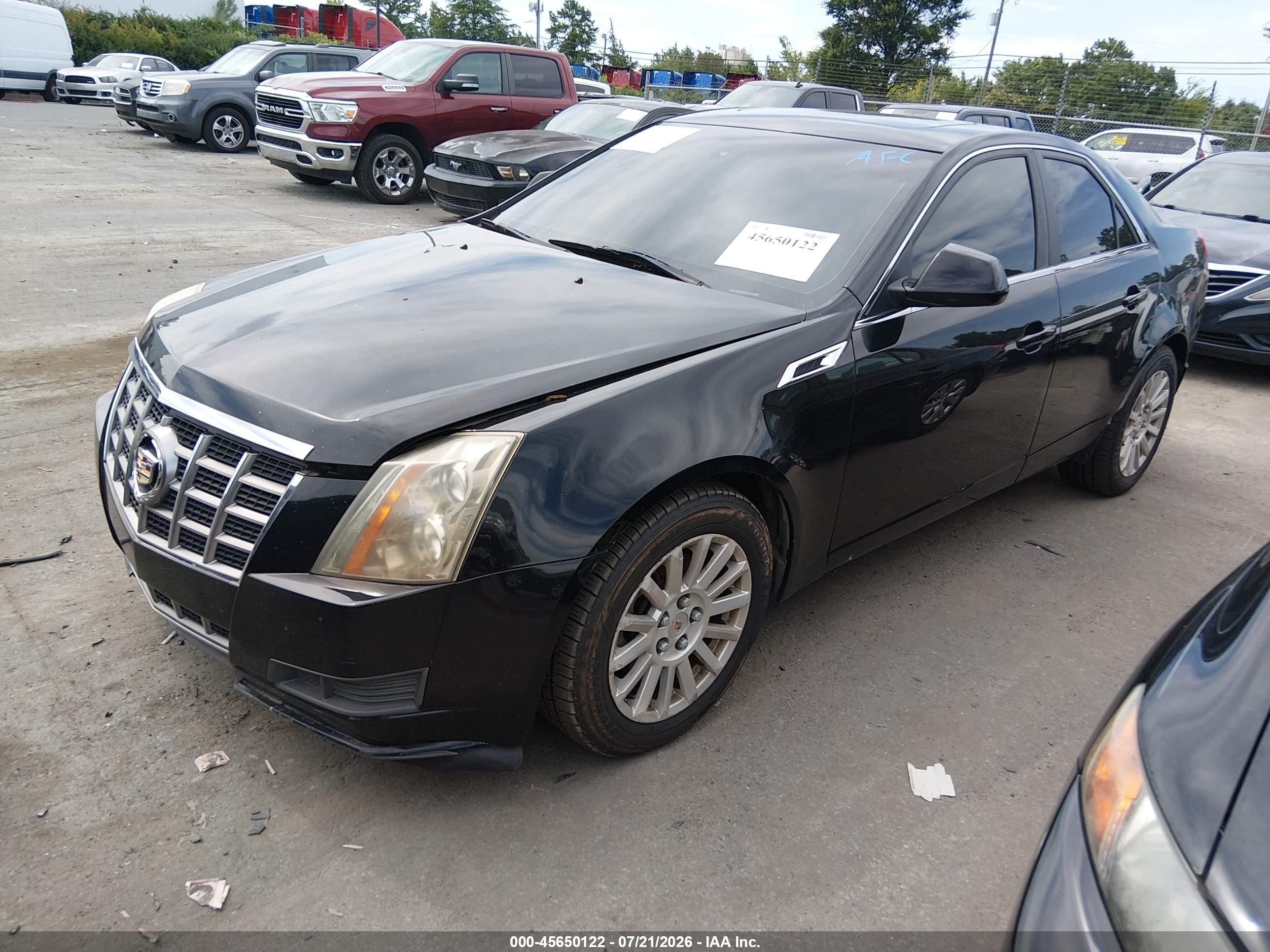 2012 Cadillac Cts Luxury Black vin: 1G6DG5E56C0110671
