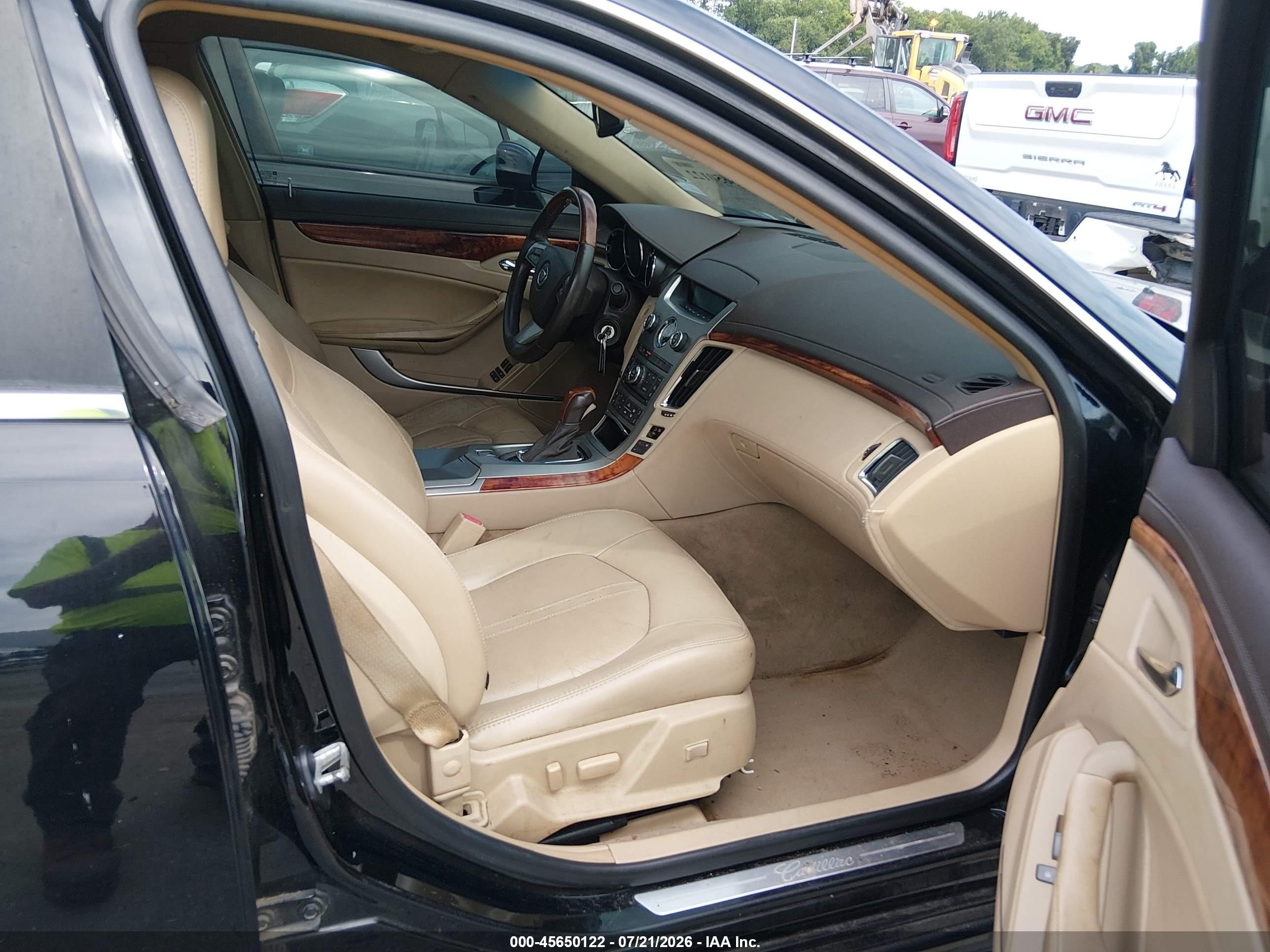2012 Cadillac Cts Luxury Black vin: 1G6DG5E56C0110671