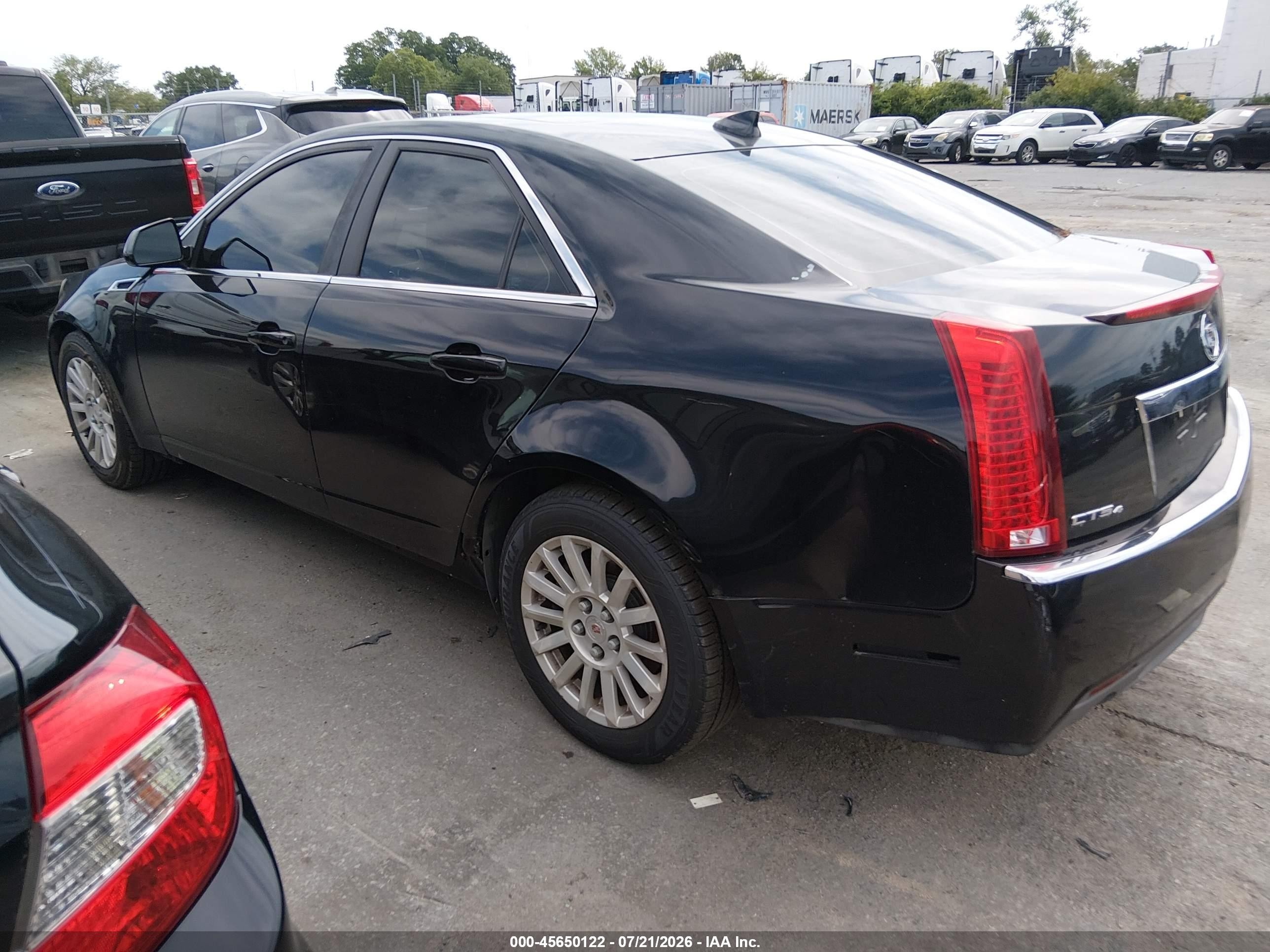 2012 Cadillac Cts Luxury Black vin: 1G6DG5E56C0110671