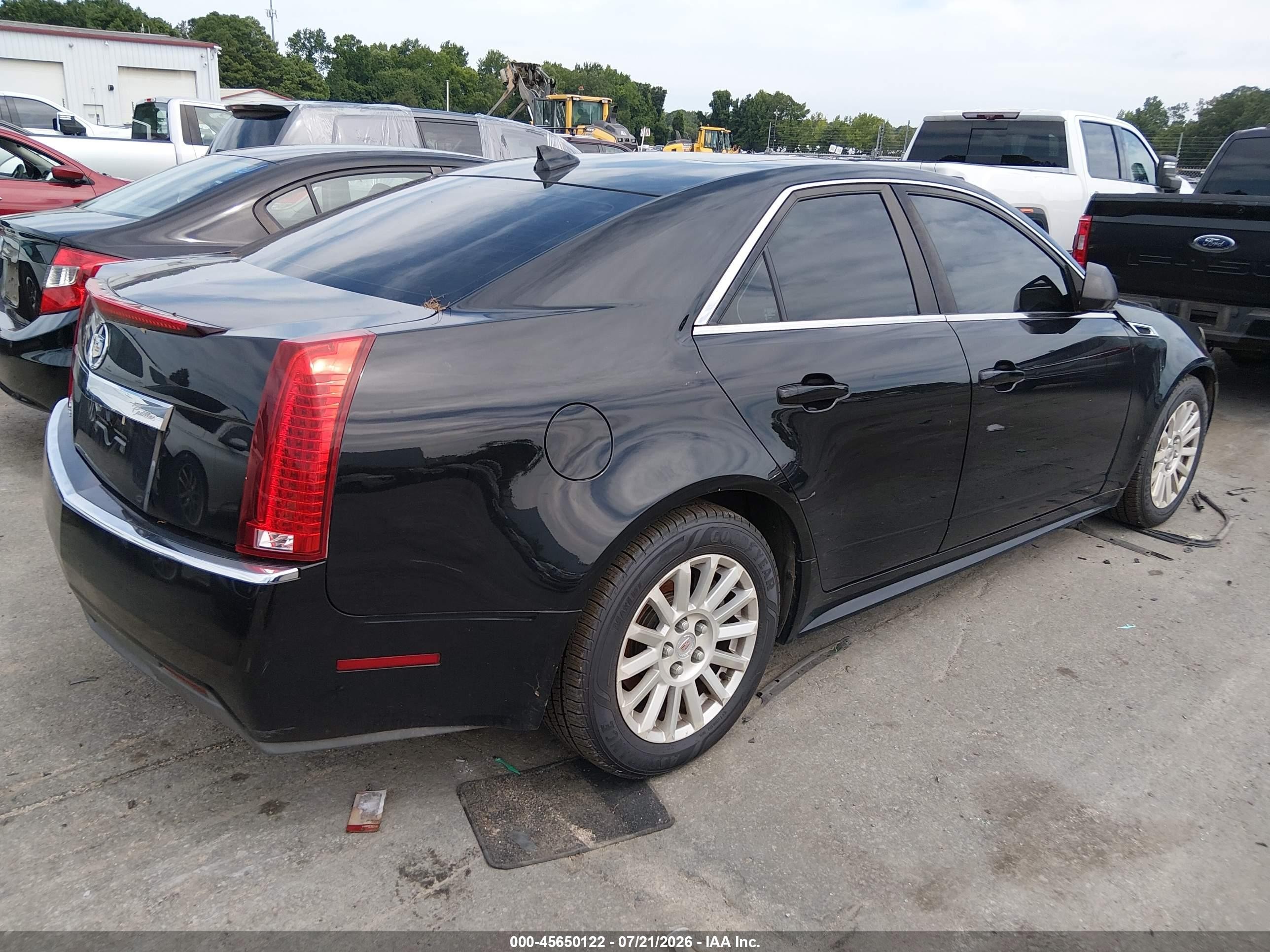 2012 Cadillac Cts Luxury Black vin: 1G6DG5E56C0110671