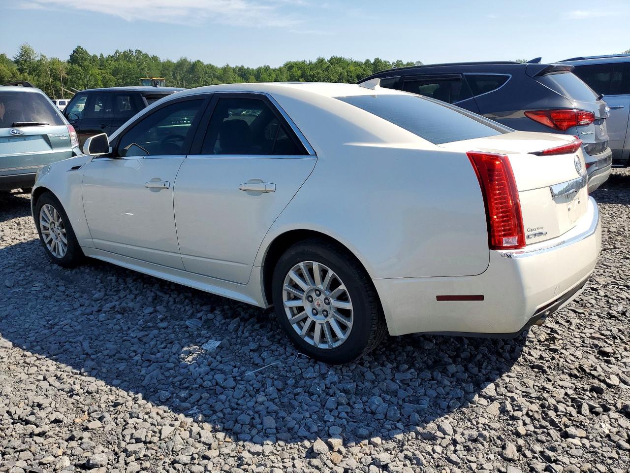 2012 Cadillac Cts Luxury Collection White vin: 1G6DG5E56C0120889